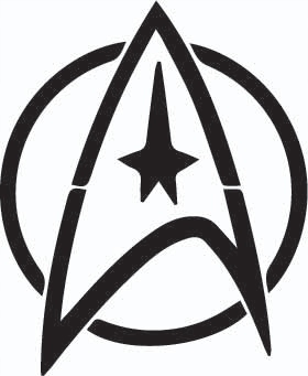 

Naklejki na auto samochód Star Trek