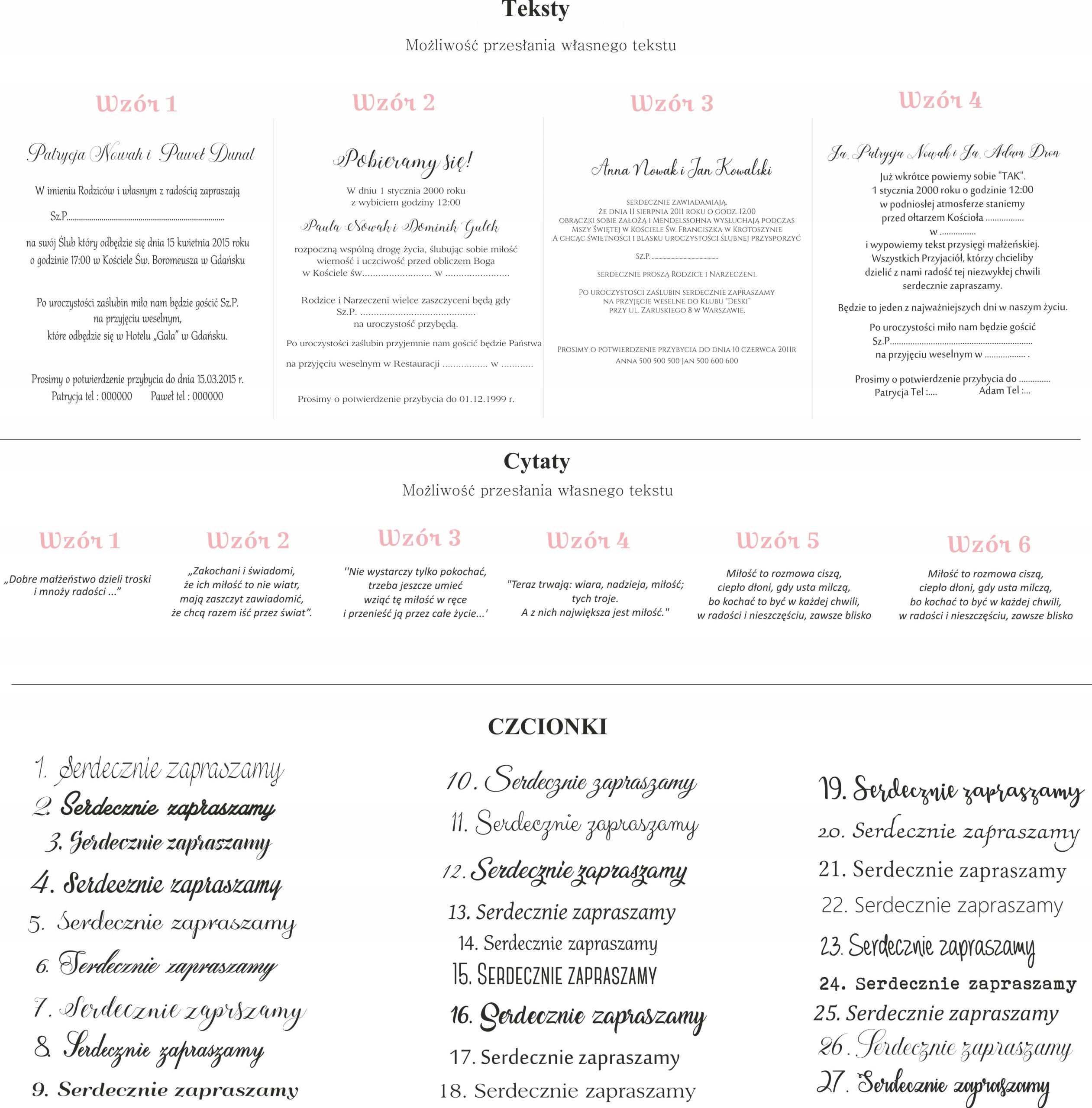 ZAPROSZENIA ŚLUBNE KALKA ZAPROSZENIE NA ŚLUB Zdobienie sznurek