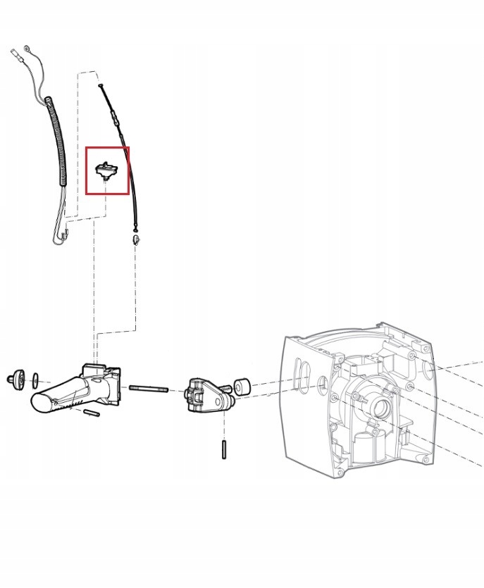 ATLAS COPCO ORYGINALNY wyłącznik zapłonu do młota COBRA Rodzaj włącznik