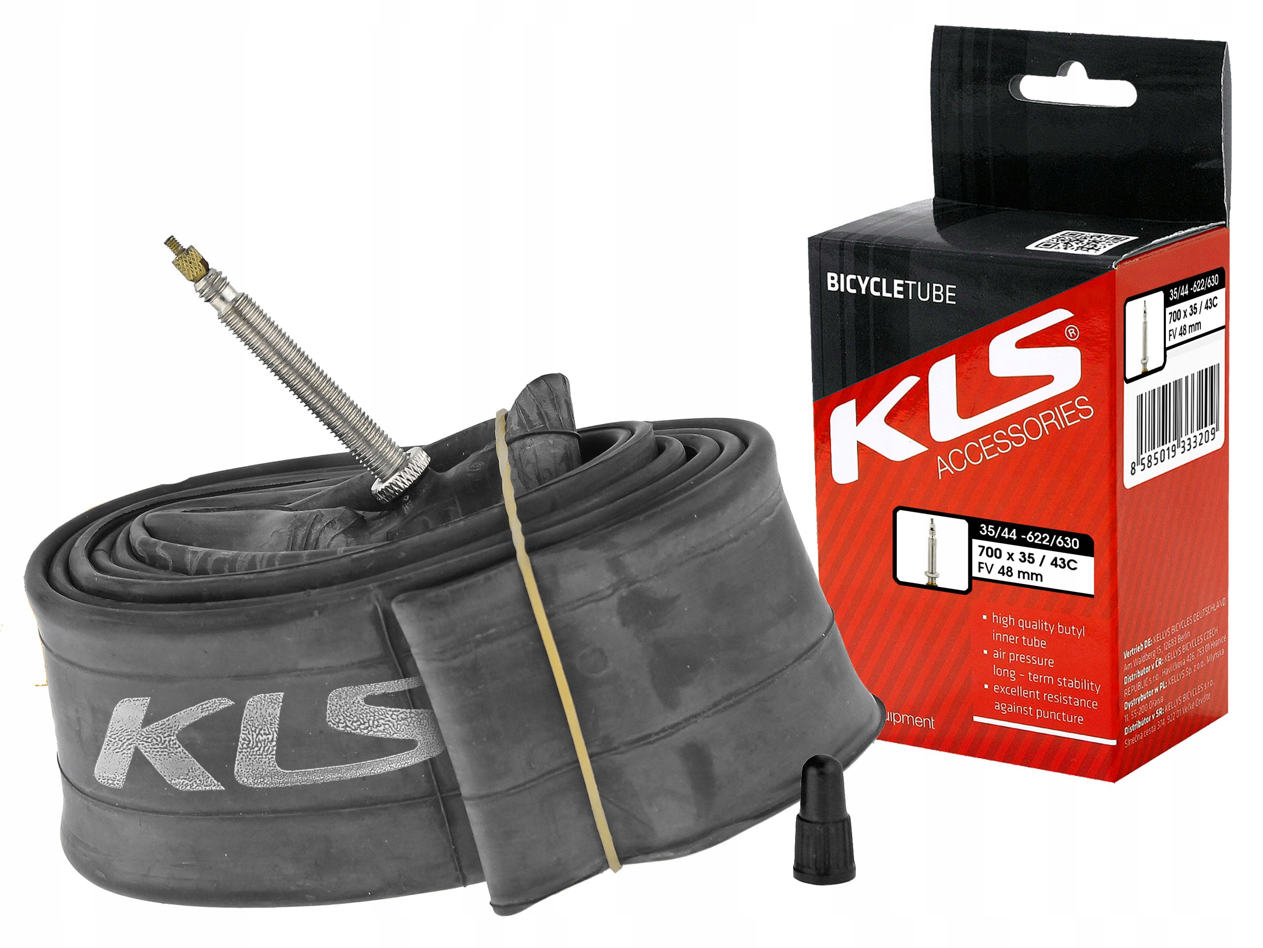 

Dętka Kellys 28'' 700x35-43C Presta Fv 48 MM