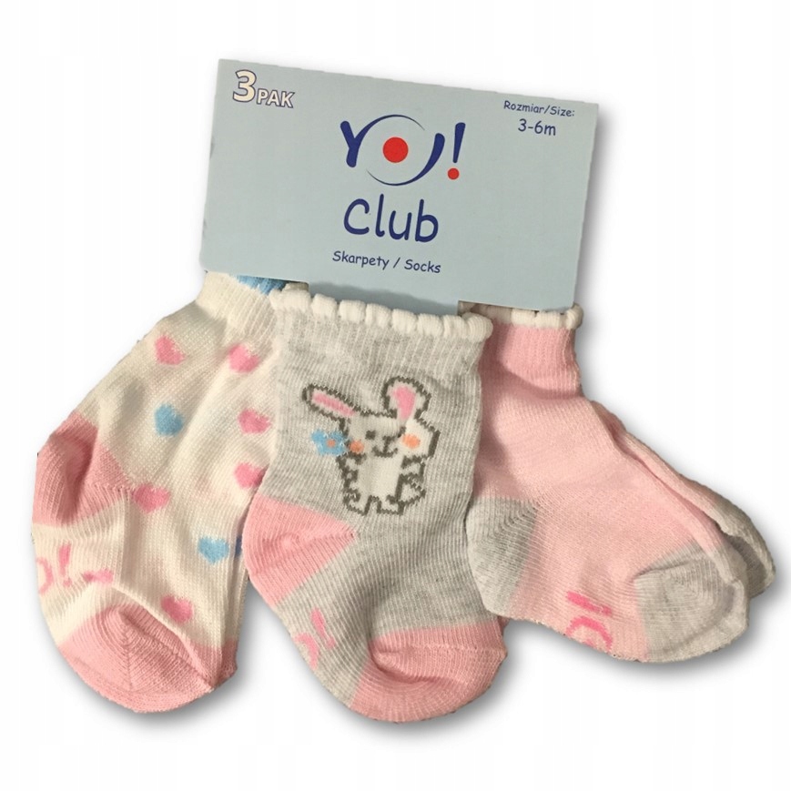 

Yo! Skarpetki niemowlęce 3-pack 3-6 m