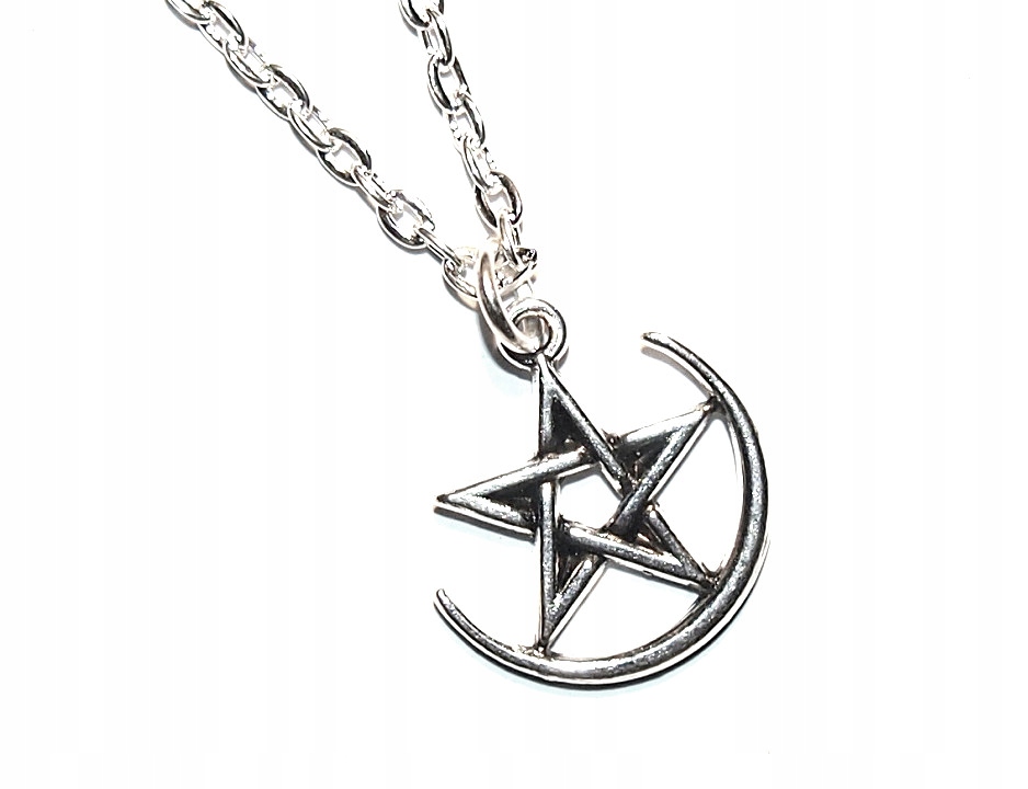 

Naszyjnik Pentagram srebrny Celebrytka Gwiazda