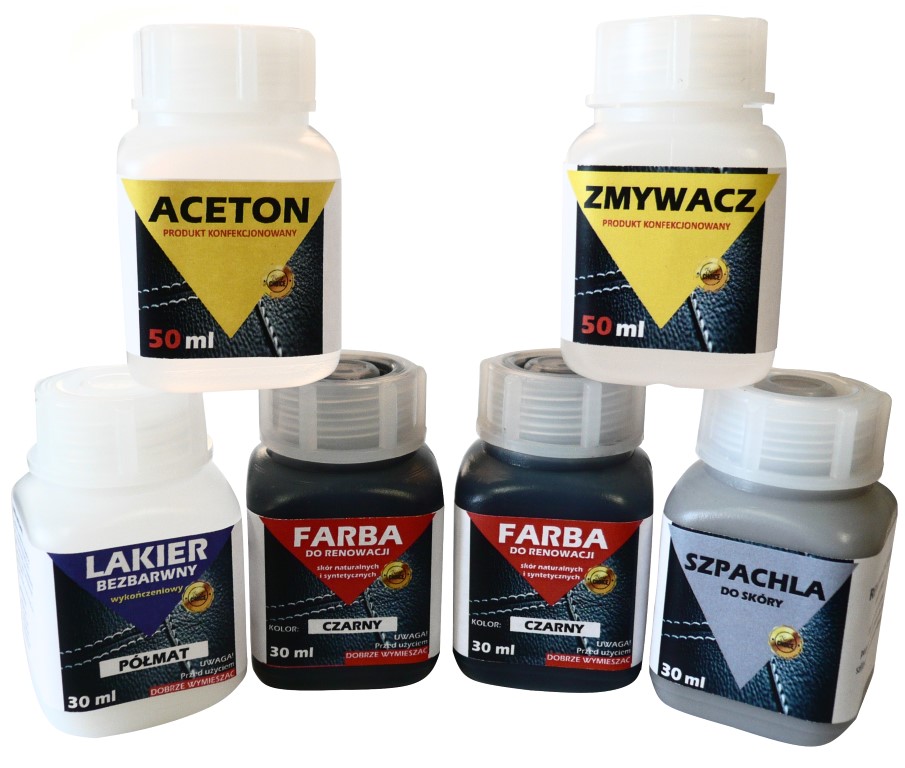 RENOWACJA SKÓRY ZESTAW FARB DO KIEROWNIC TAPICERKI Producent Inny