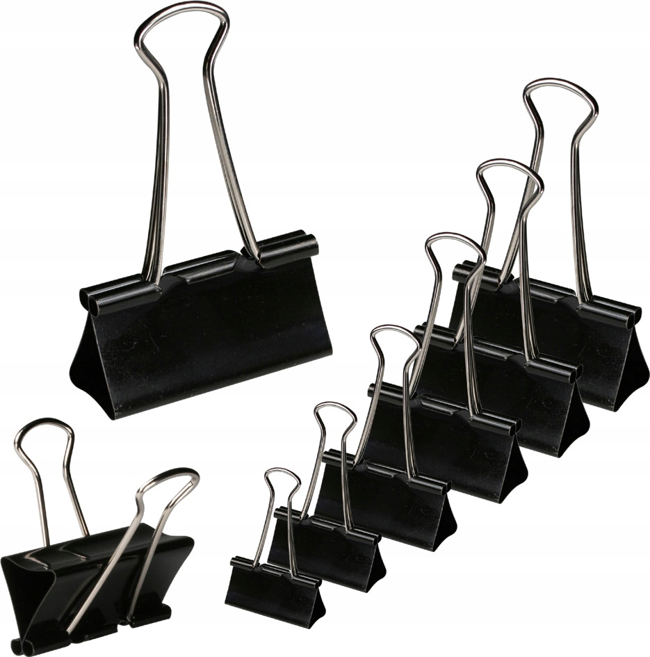 KLIP KLIPY BIUROWE DO PAPIERU, UCHWYT DO PAPIERU, 25MM 12 SZT