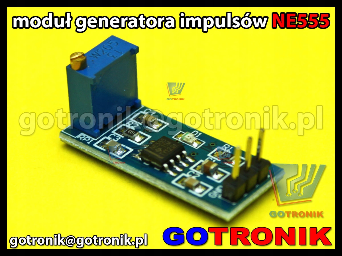Moduł generatora impulsów NE555____________LCT-108 Kod producenta LCT-108
