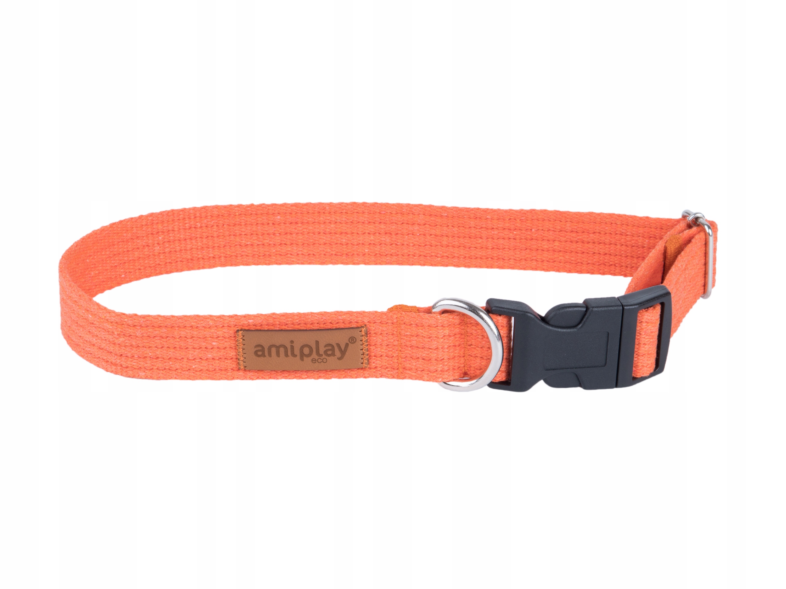 

amiplay Obroża regulowana Cotton XL Pomarańczowa