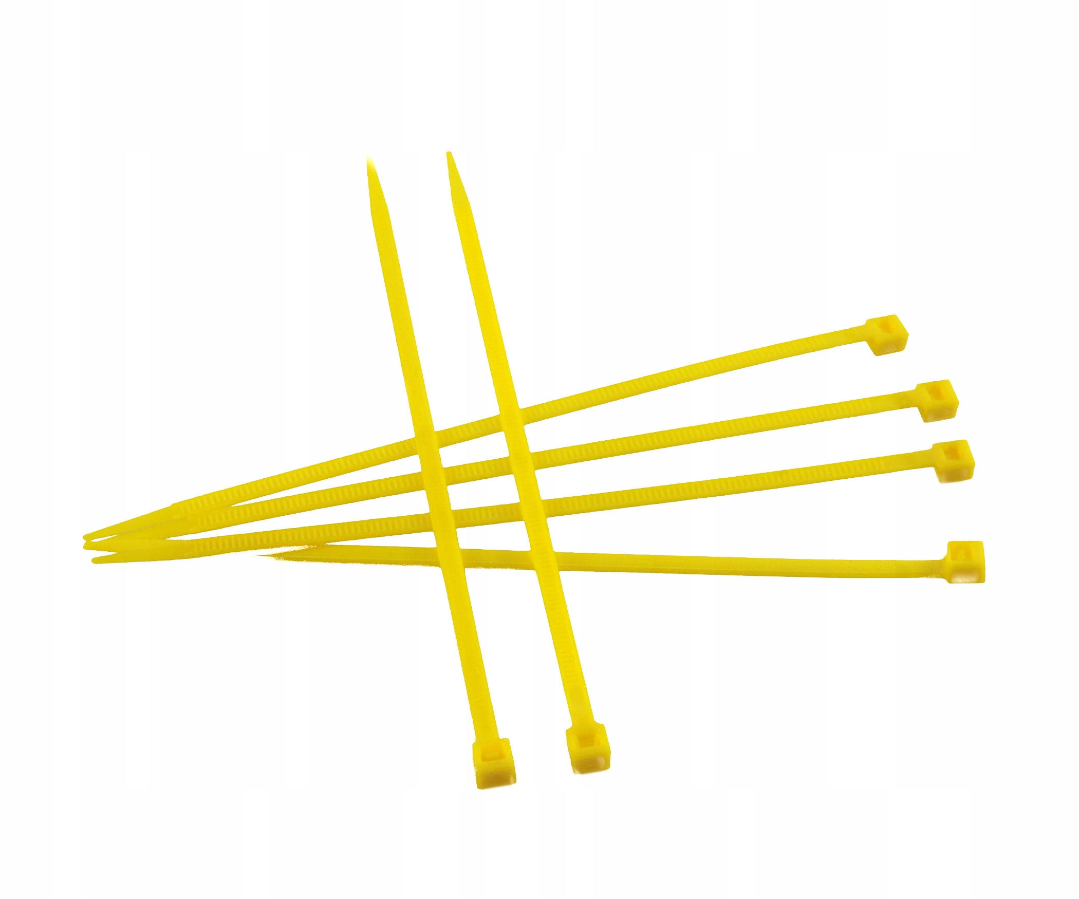

10x Opaski Kablowe Zaciskowe Trytytki Żółte 14cm