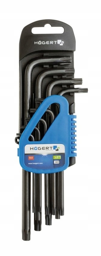

Zestaw Kluczy Torx 9 Szt. Hogert HT1W816