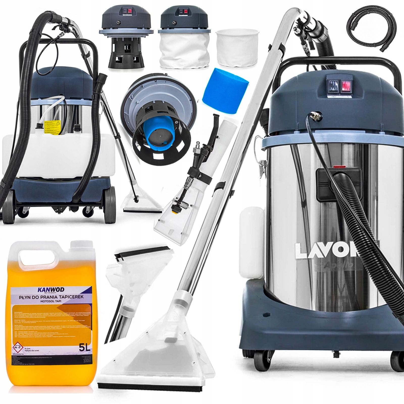 

Odkurzacz Piorący Do Dywanów Tapicerki Zestaw Płyn