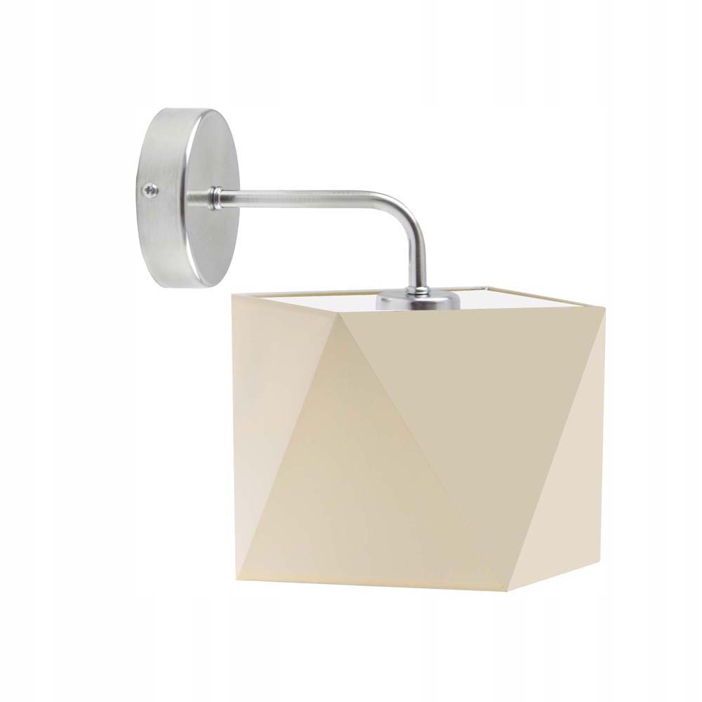 Kinkiet LED do salonu CEDAR abażur diament E27 Długość/wysokość 26 cm