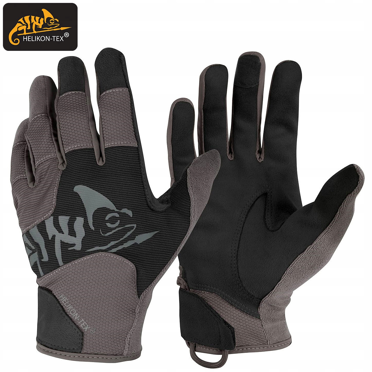 HELIKON Rękawice Taktyczne AllRound Czarne M Płeć mężczyzna