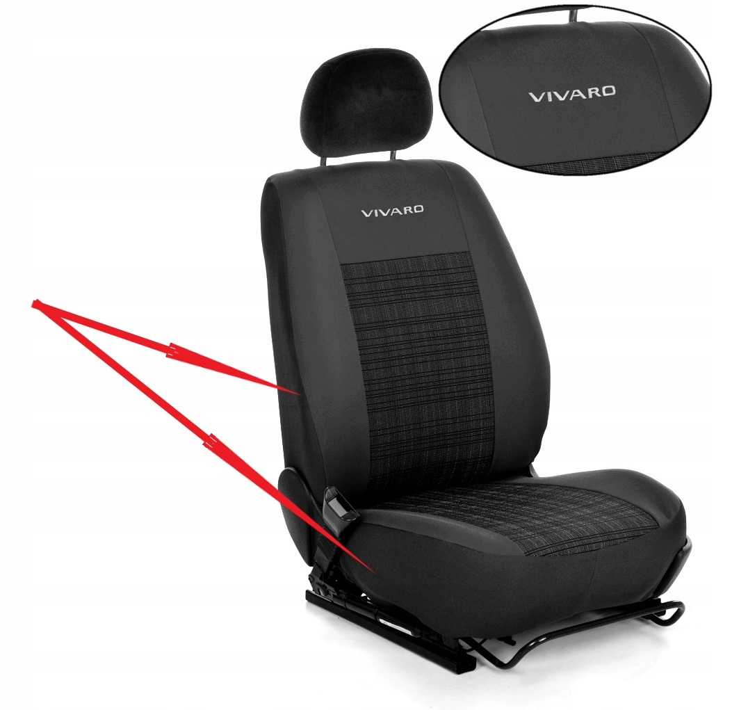 POKROWCE OPEL VIVARO RENAULT TRAFIC PRIMASTER Material upholstery material