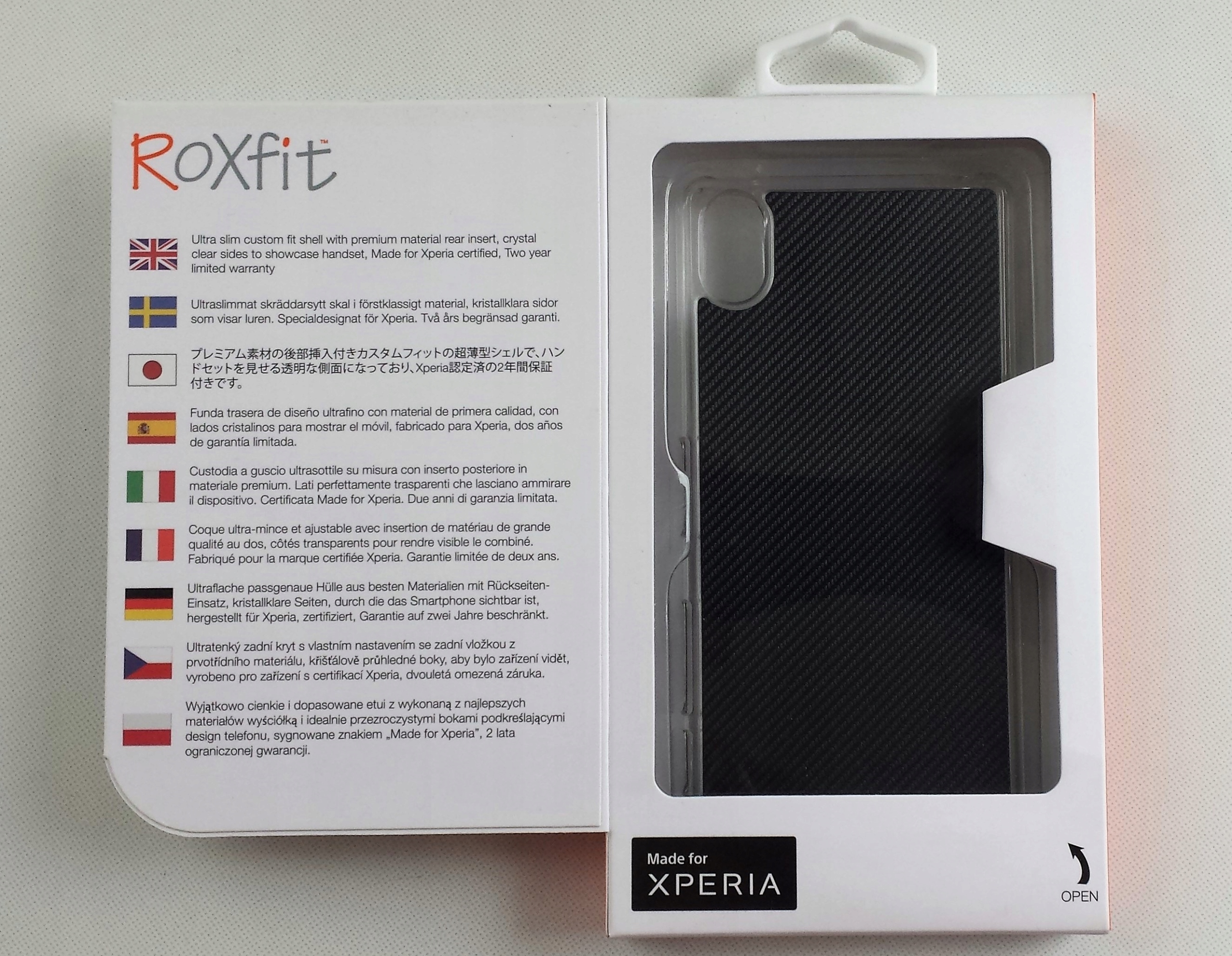 Etui Roxfit Premium Slim Shell do Sony Xperia X Dedykowany model Xperia X