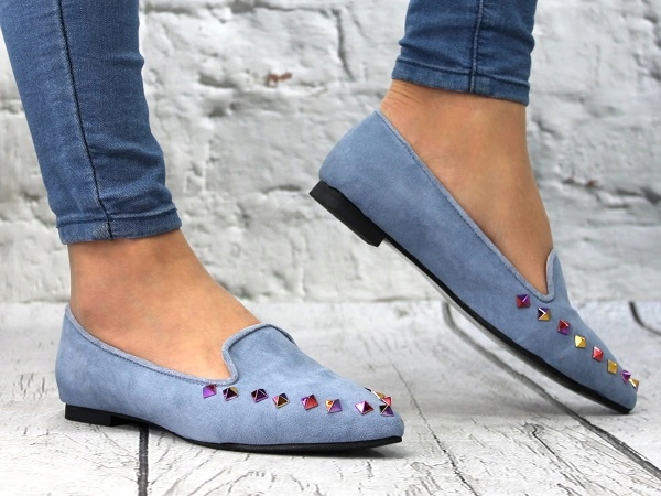 BALERINKI DAMSKIE LORDSY BUTY ZAMSZOWE DŻETY r 37 Oryginalne opakowanie producenta pudełko