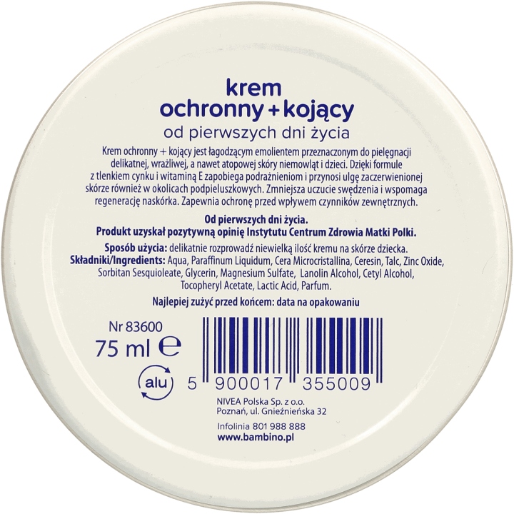 krem Bambino . 75ml - puszka — 3