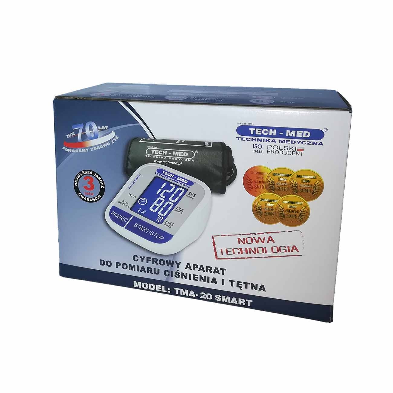 Ciśnieniomierz elektroniczny Tech-med TMA-20 smart na ramię