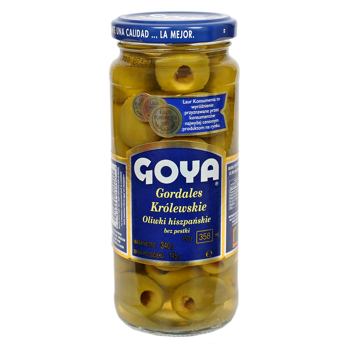 Levně Goya olivy Gordales drilované 358 ml