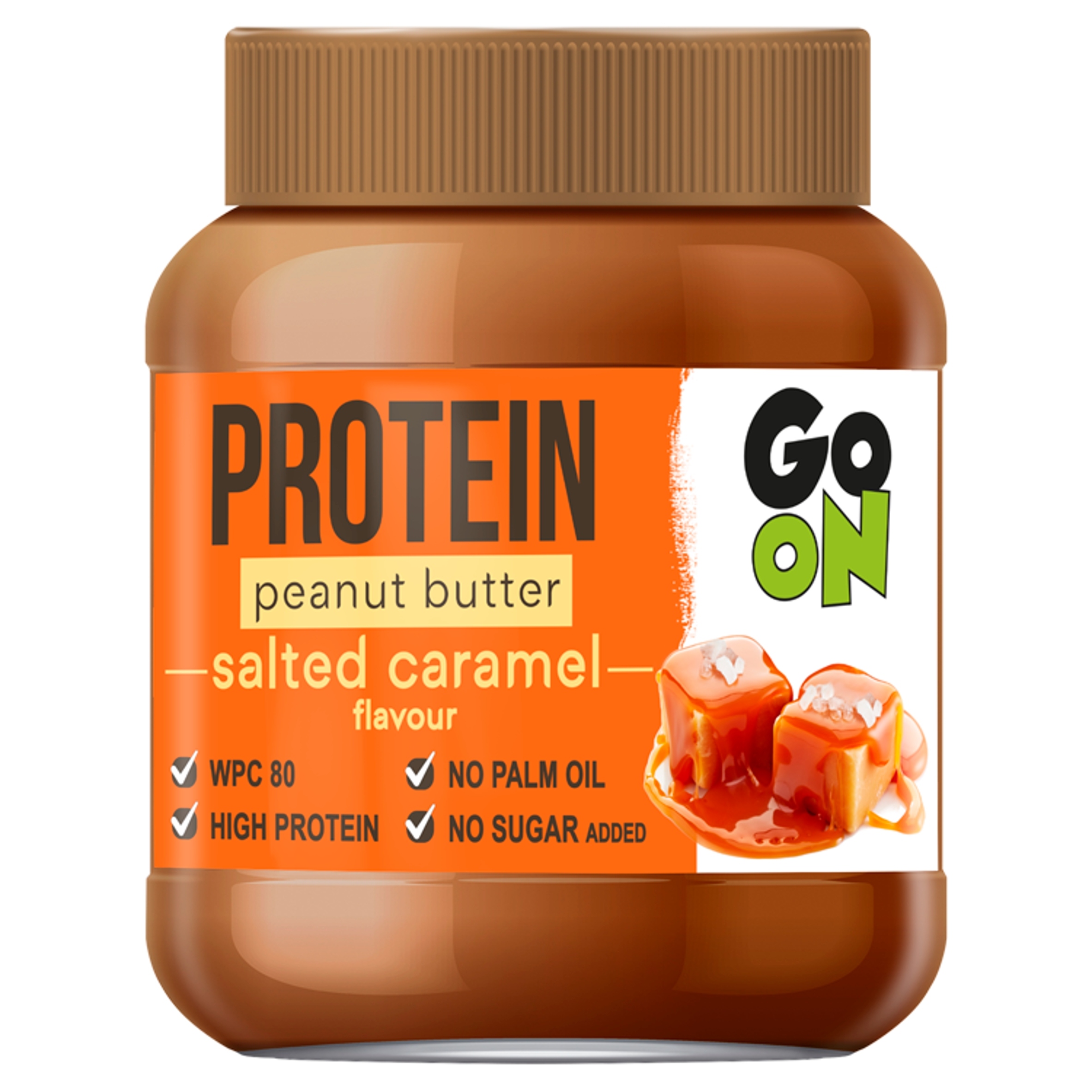 Levně 3X Sante Arašídový krém proteinové slaný karamel 350 g Protein Go On