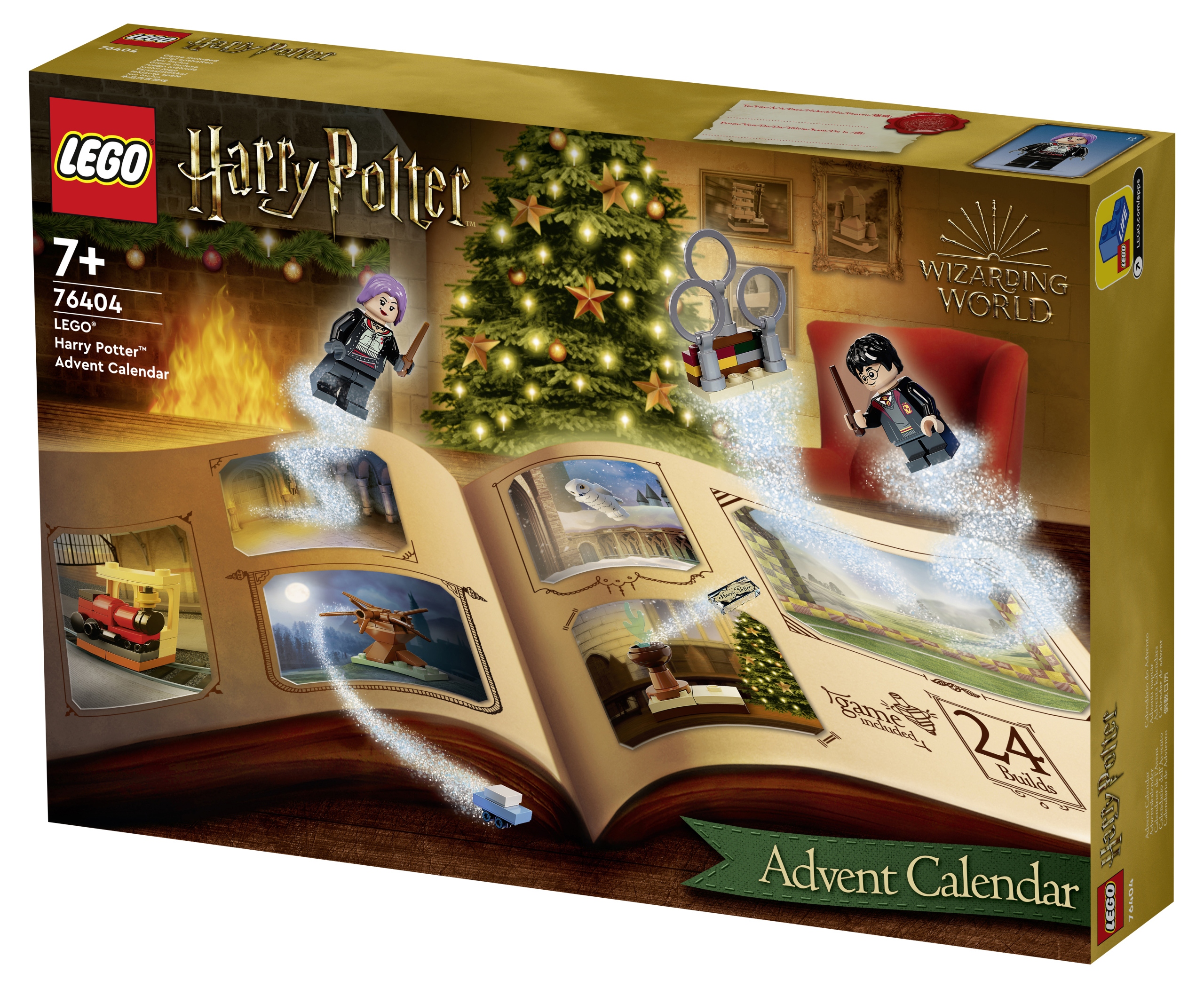 Адвент-календарь LEGO Harry Potter 76404 2022, 7 минифигурок и настольная игра, от 7 лет — фото 5