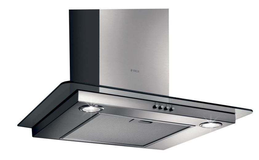 2X Okap kominowy Elica Flat Glass IX/A/90 Inox/Szkło