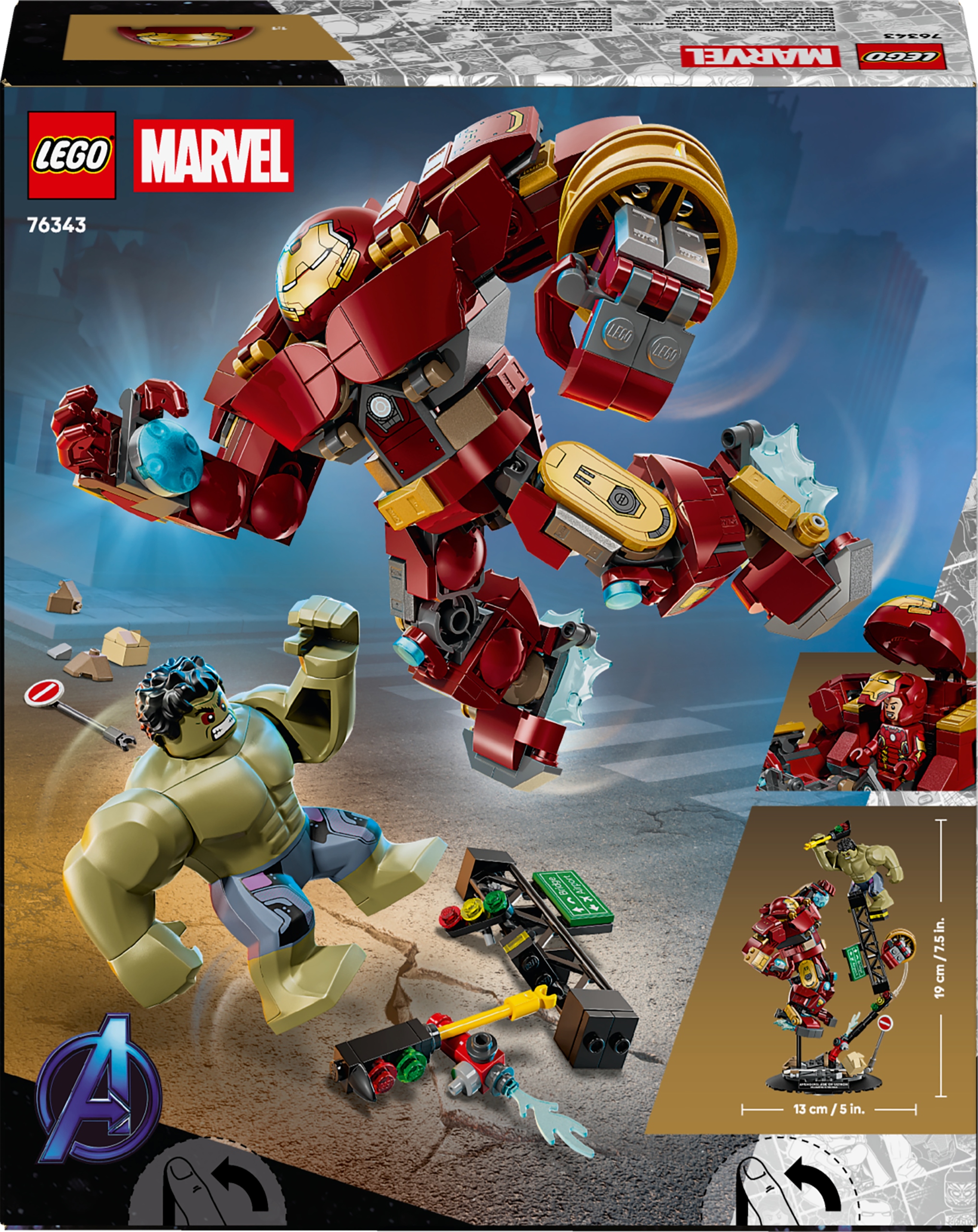 Lego Marvel 76343 Epická bitva: Hulkbuster versus Hulk
