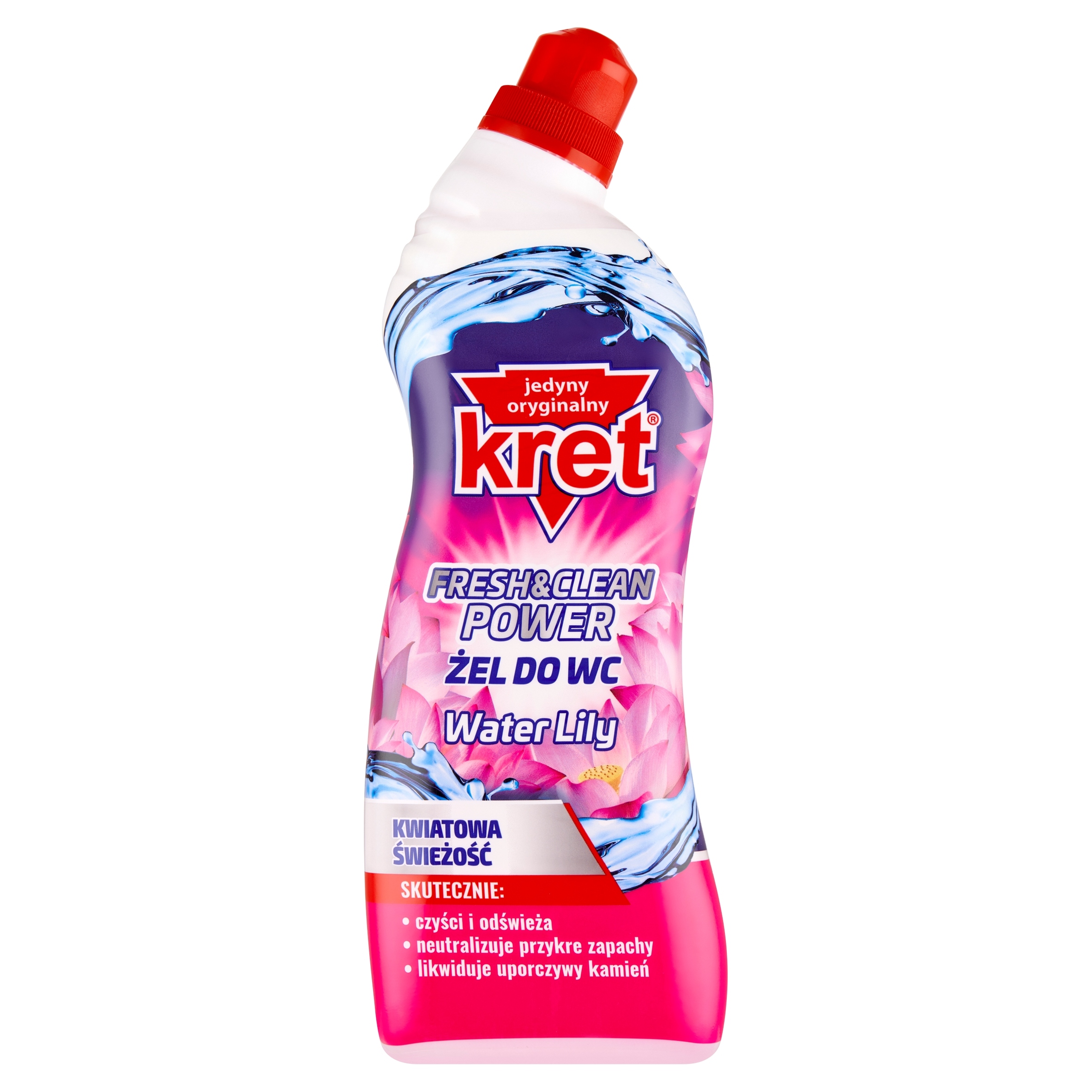 6 x Kret na Wc Gel na čištění toalet Water Lily 750 g