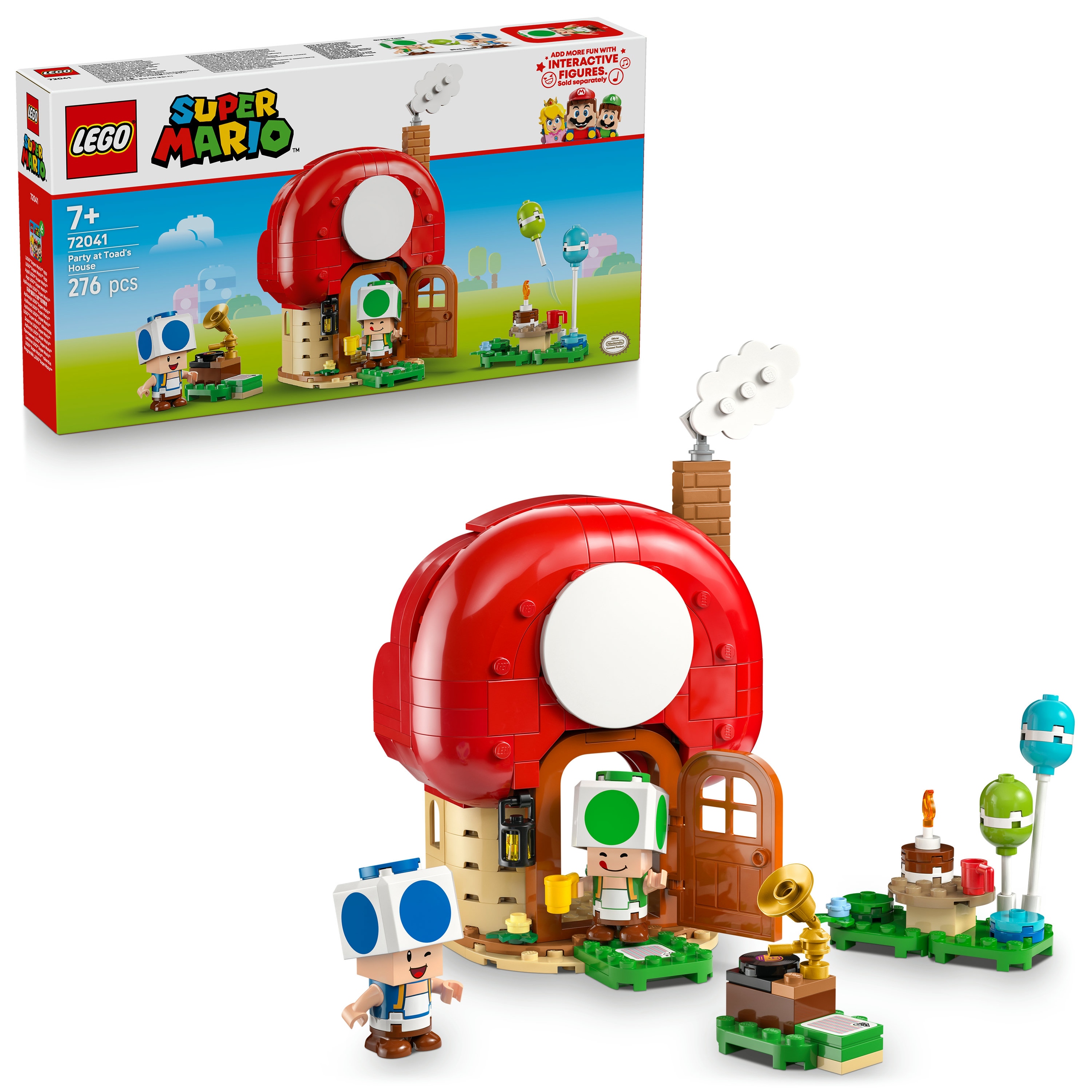 Lego Mario 72041 Toad a domácí Stavebnice Sada Figurek Dárek 72041