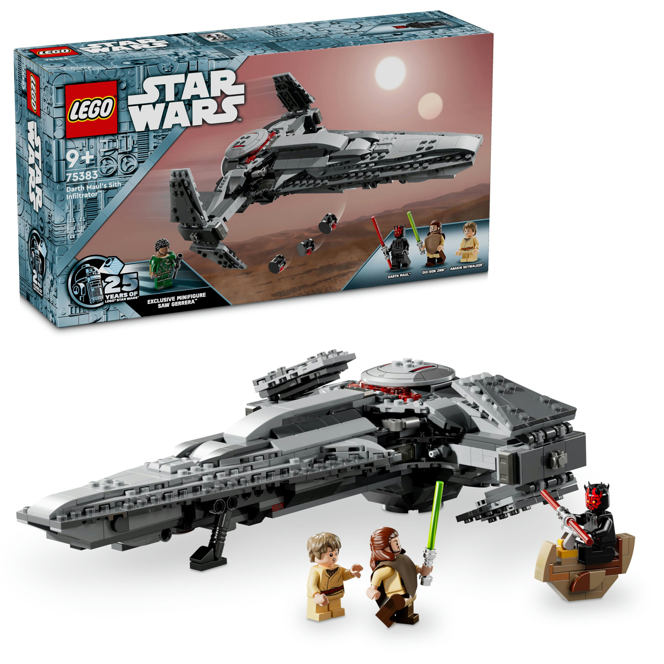 Lego 75383 Star Wars Infiltrátor Sithů Dartha Maula s limitovanou figurkou