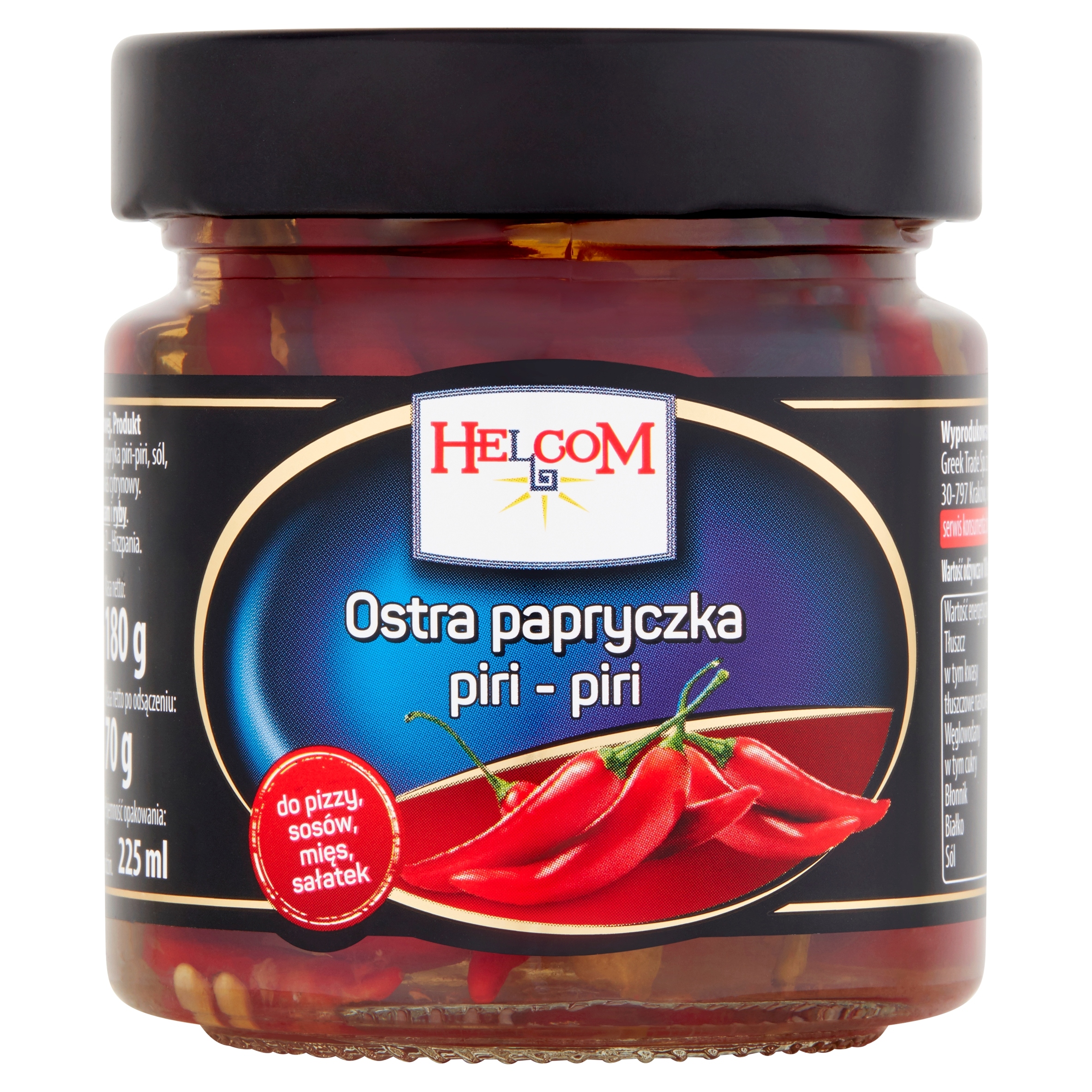Levně Helcom Ostrá paprika piri-piri 180 g