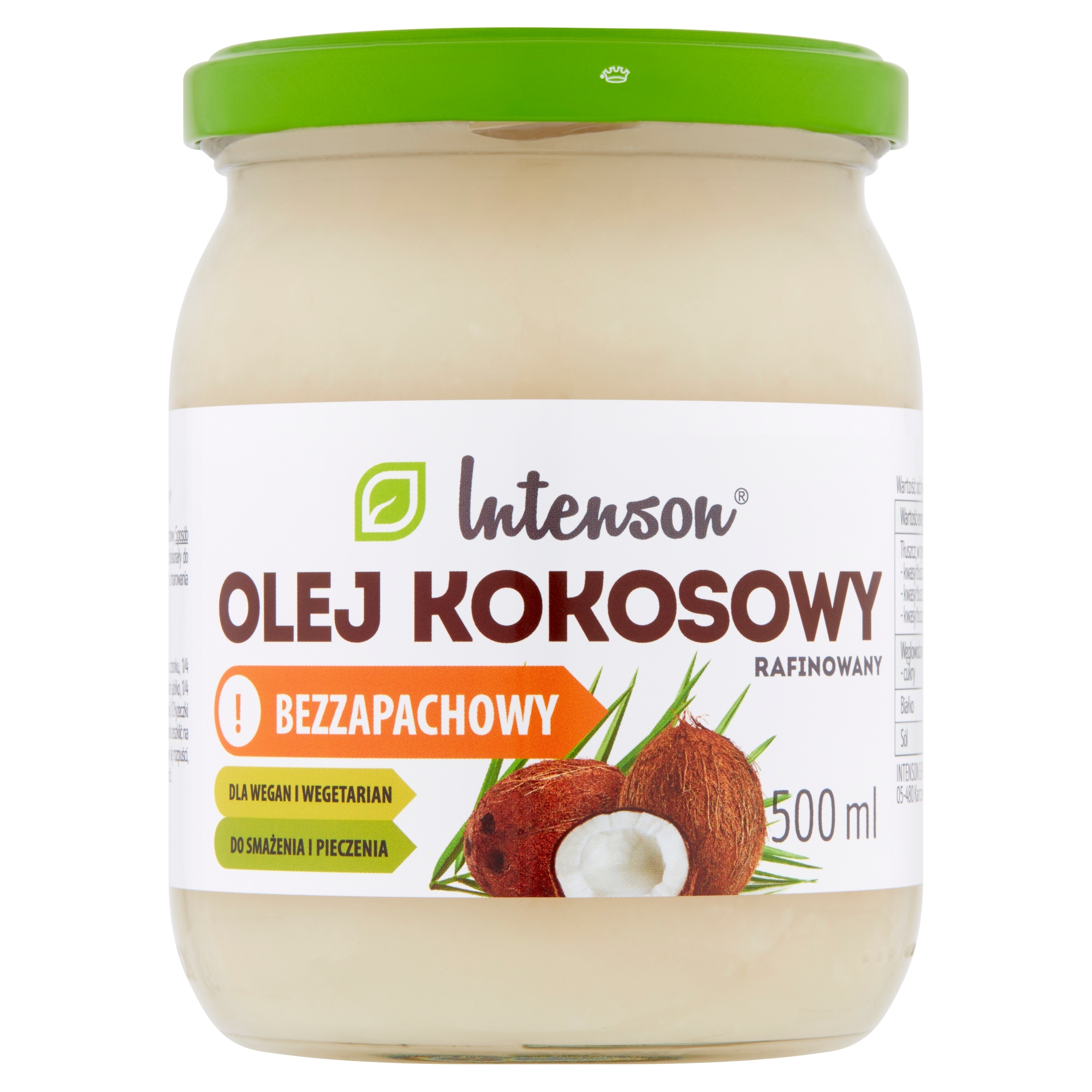 Levně 3X Intenson rafinovaný kokosový olej 500 ml