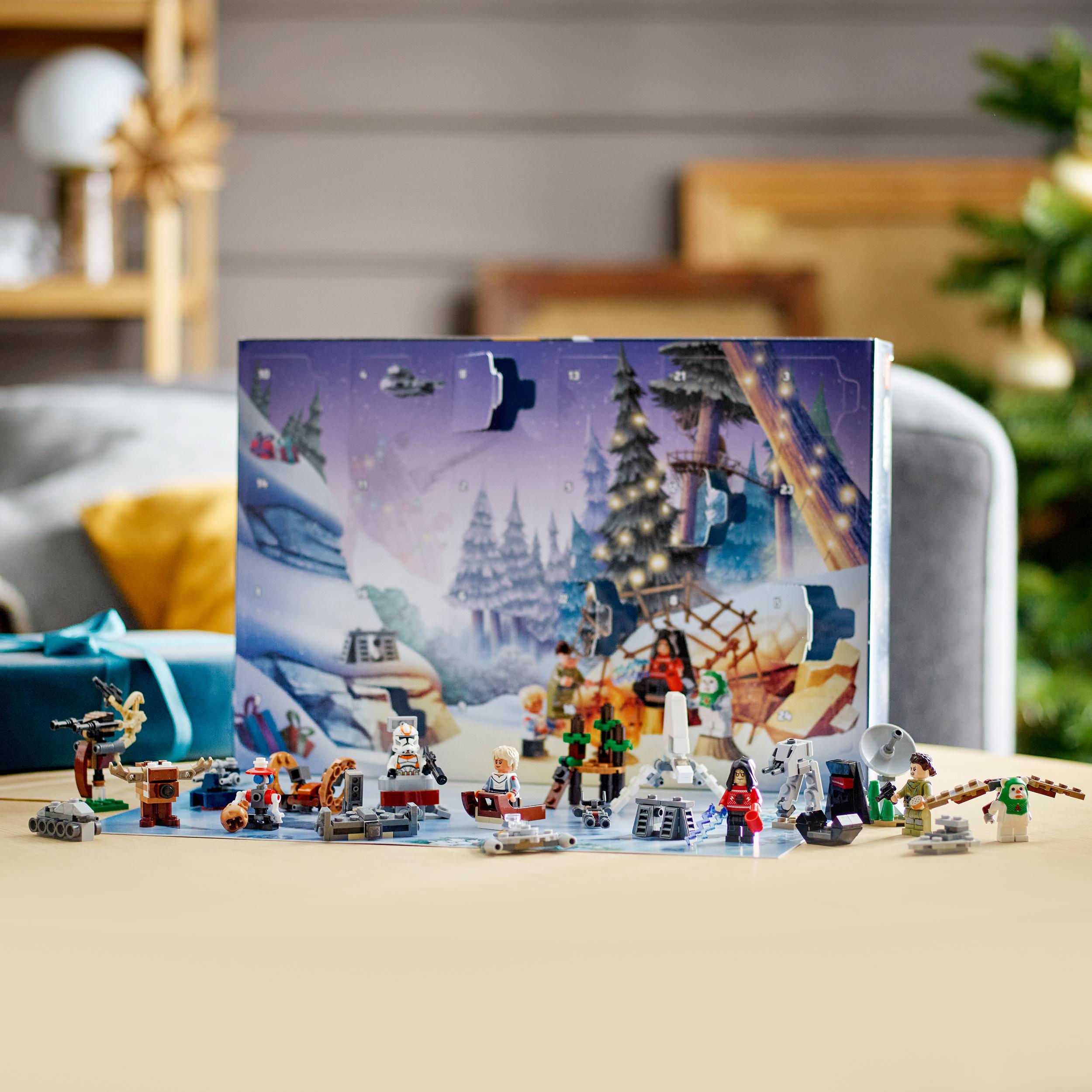 Адвент-календарь LEGO Star Wars 75366 2023, 6 минифигурок и 15 мини-моделей, от 6 лет — фото 6