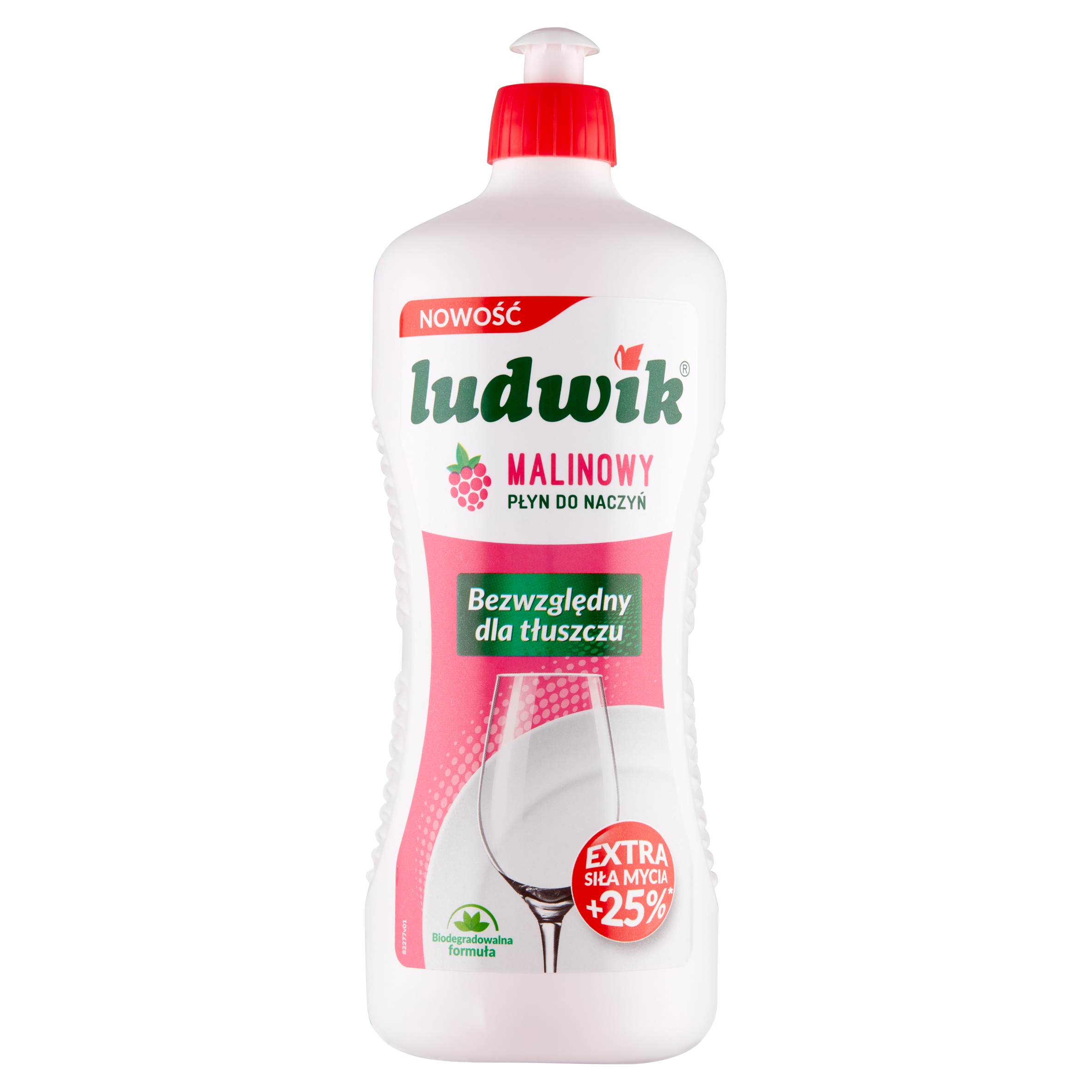 Płyn do mycia naczyń Ludwik Malinowy 0,9 l (8201)