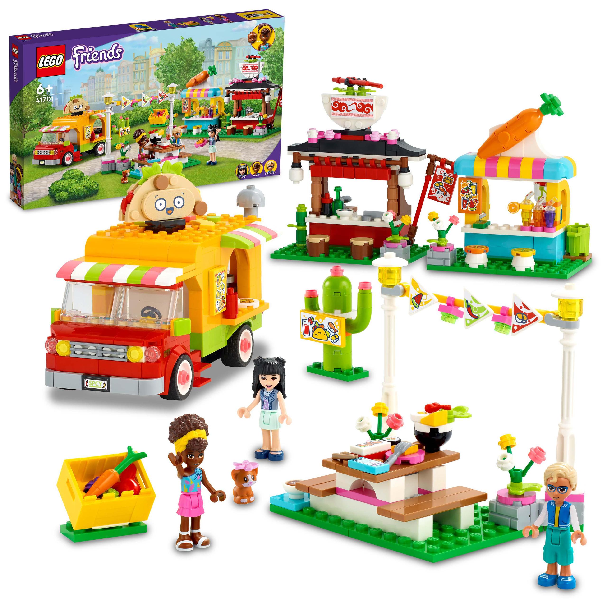 Lego Friends 41701 Streetfood Stánky s jídlem