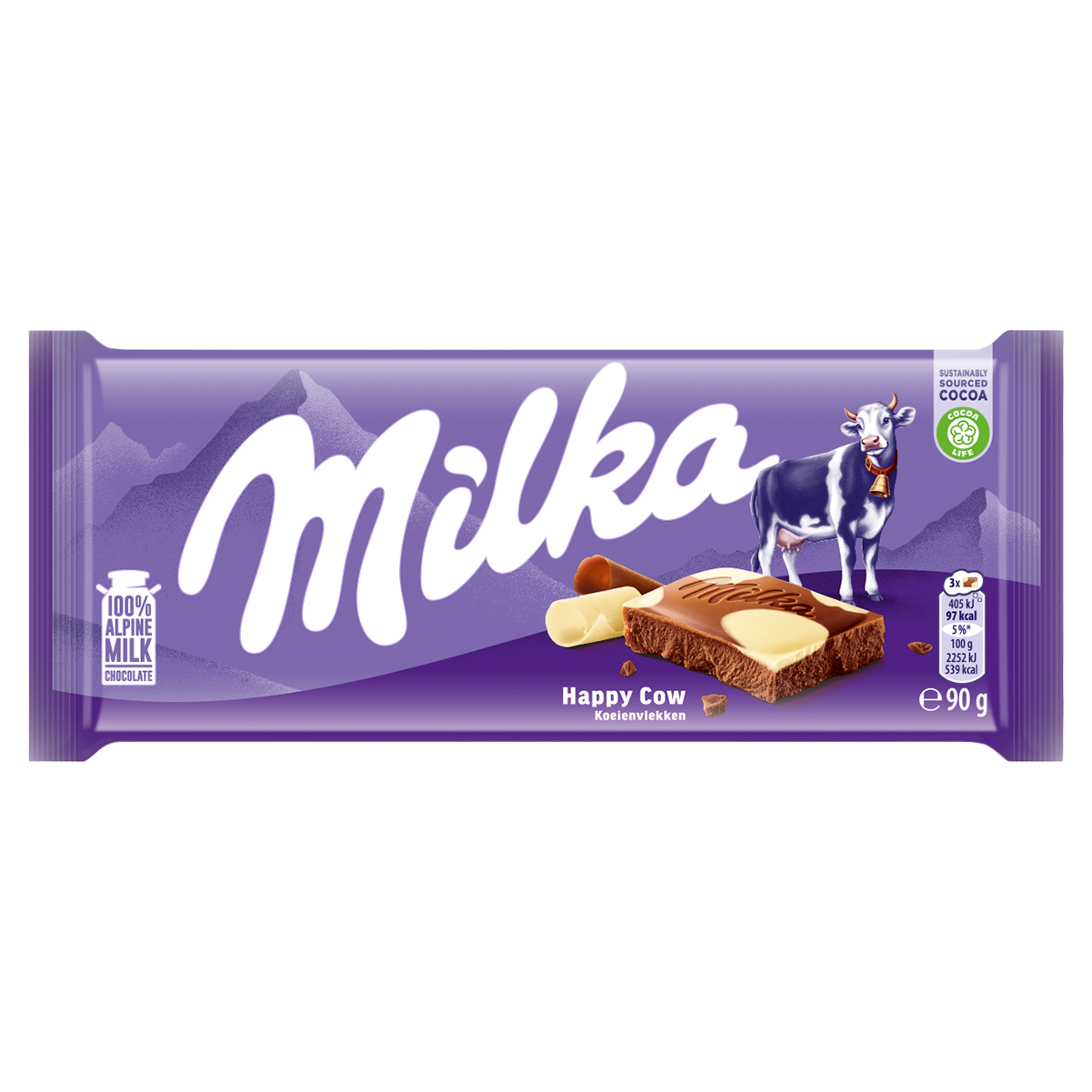 Milka Happy Cow Czekolada mleczna 90 g (2524)