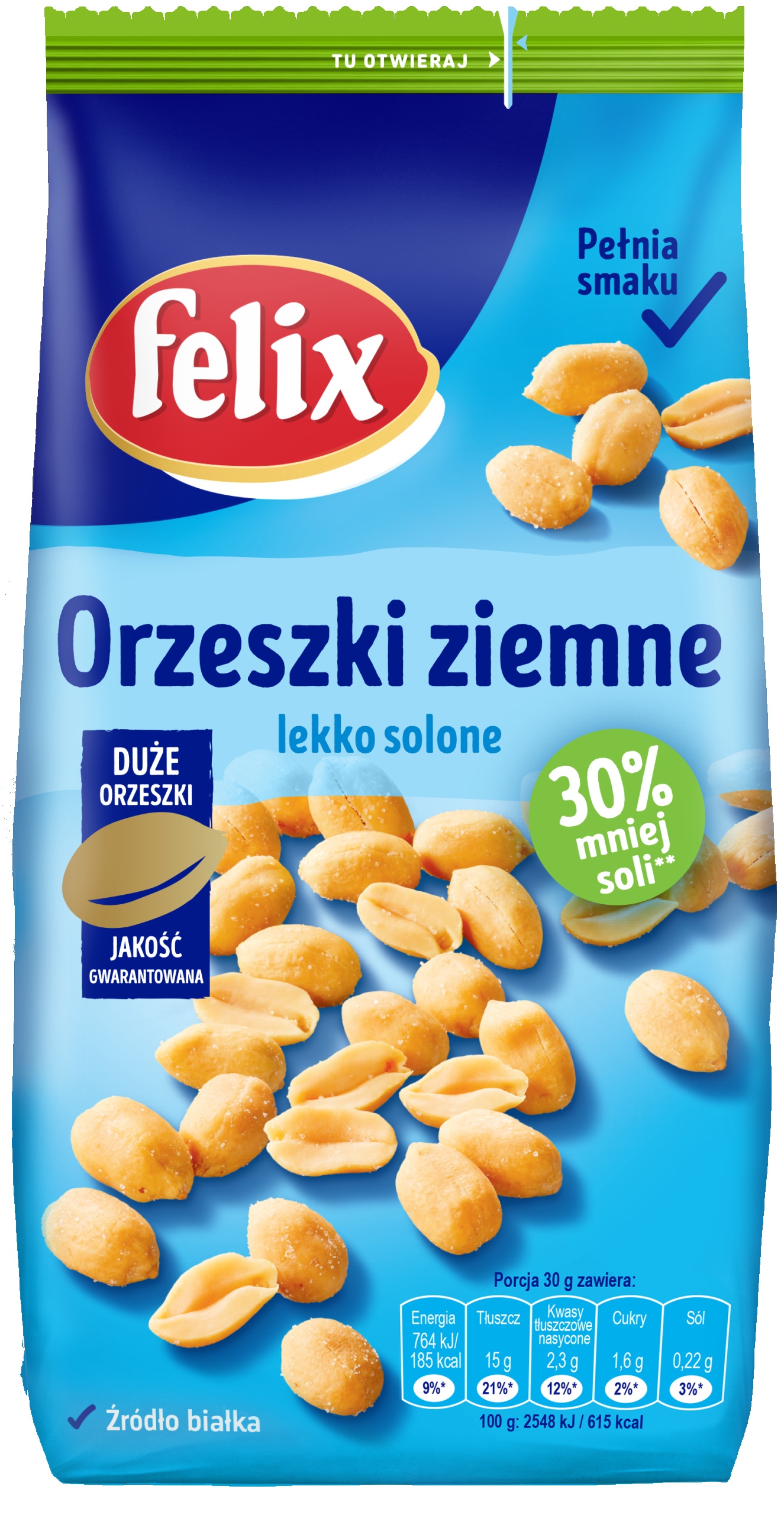 Levně 3x Felix Arašídy mírně solené 380 g