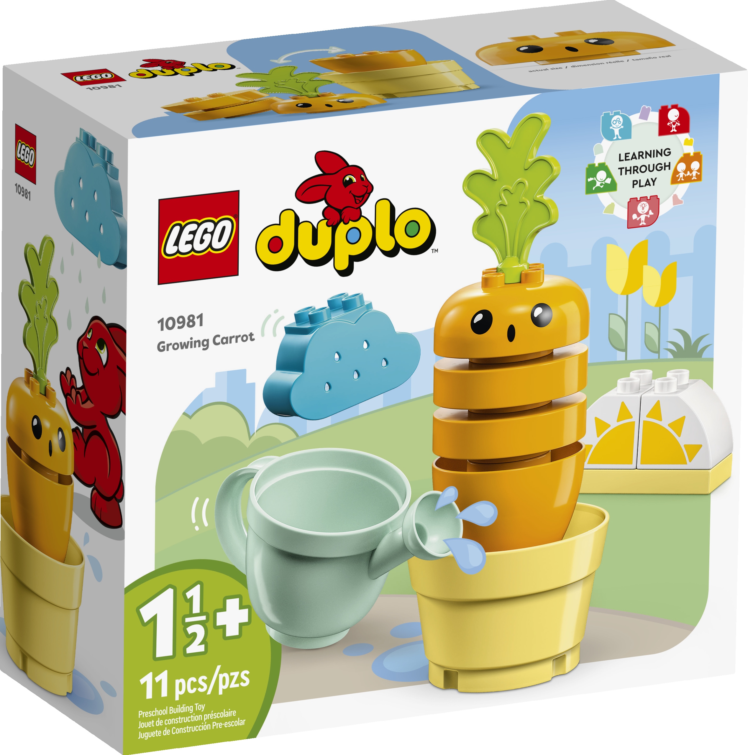 LEGO DUPLO, My First, Rosnąca marchewka, 10981 Marka LEGO