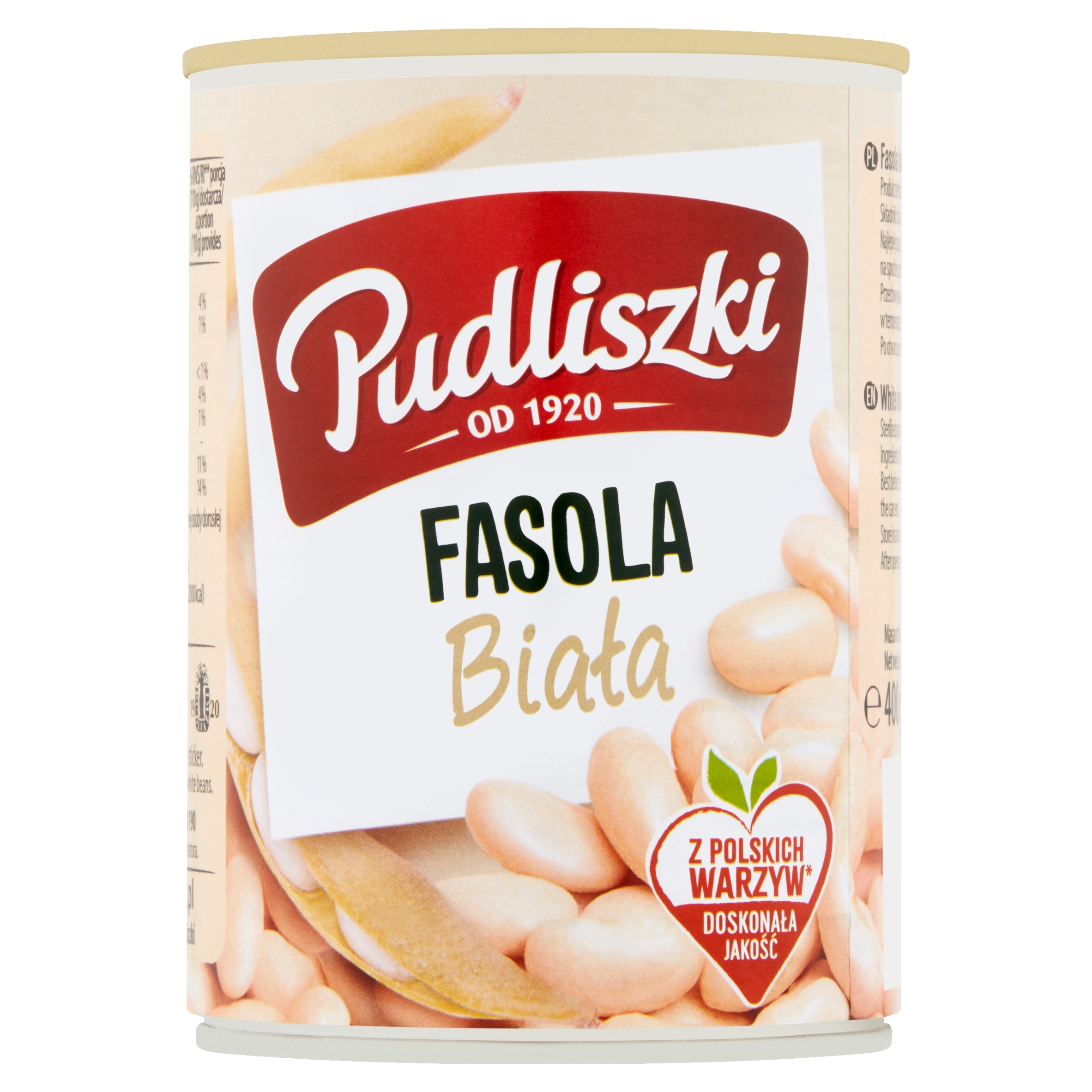 Levně Pudliszki Fazole bílá 400 g