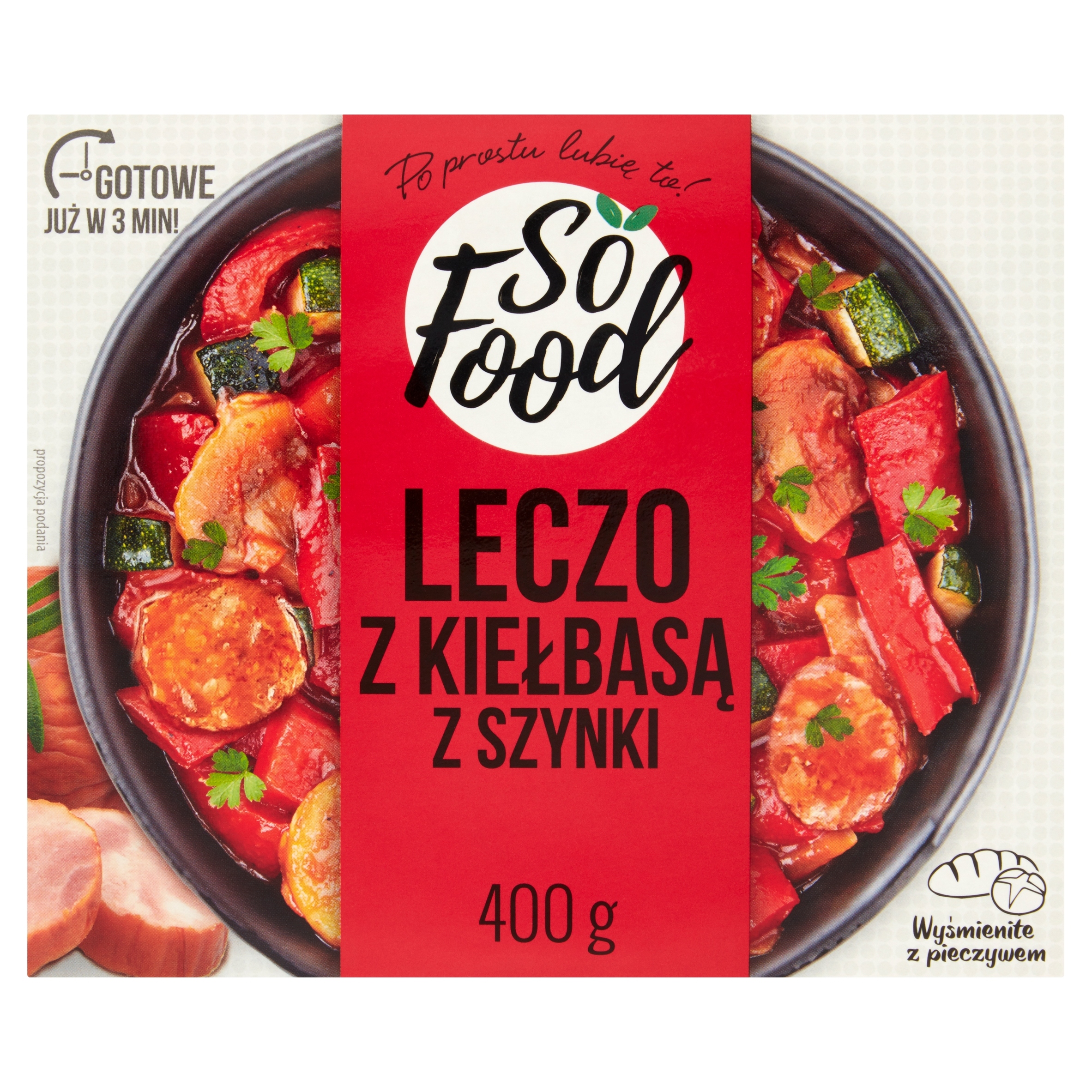 Levně 4 x Lečo Se Šunkovou Klobásou 400 g So Food