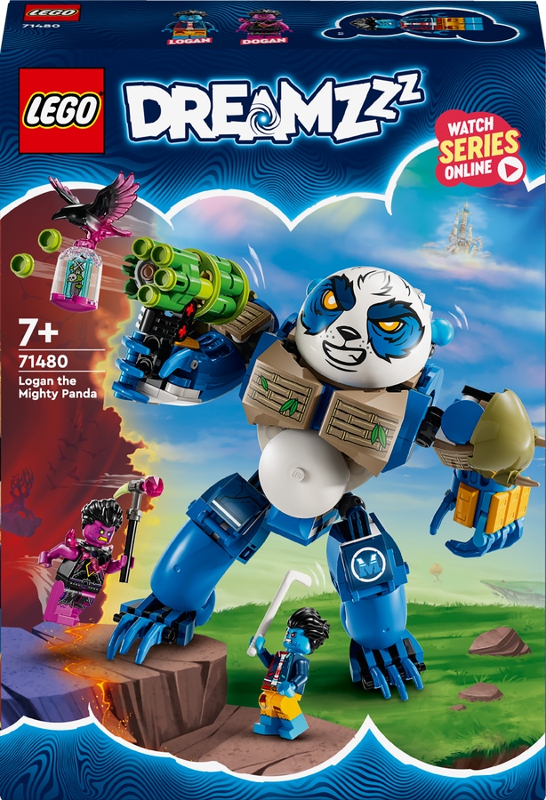 stavebnice Lego DREAMZzz 71480 Mocná panda Logana