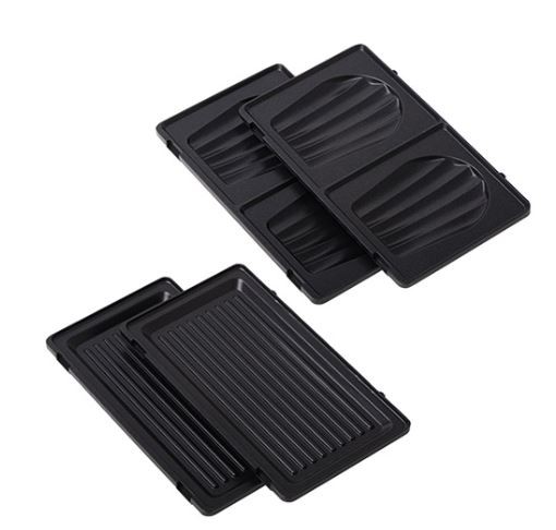 Opiekacz do Kanapek 2 w 1 Adler AD 3070 Grill Kontaktowy Czarny