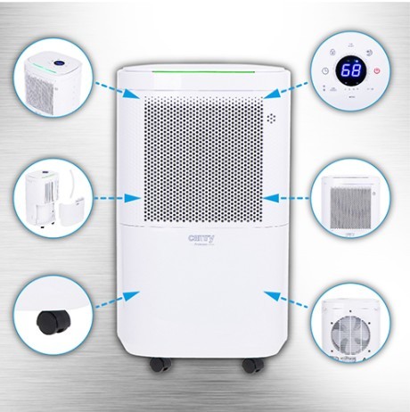 Osuszacz Powietrza Kompresorowy LED CR 7851 10L/dobę 4 Tryby Suszenia