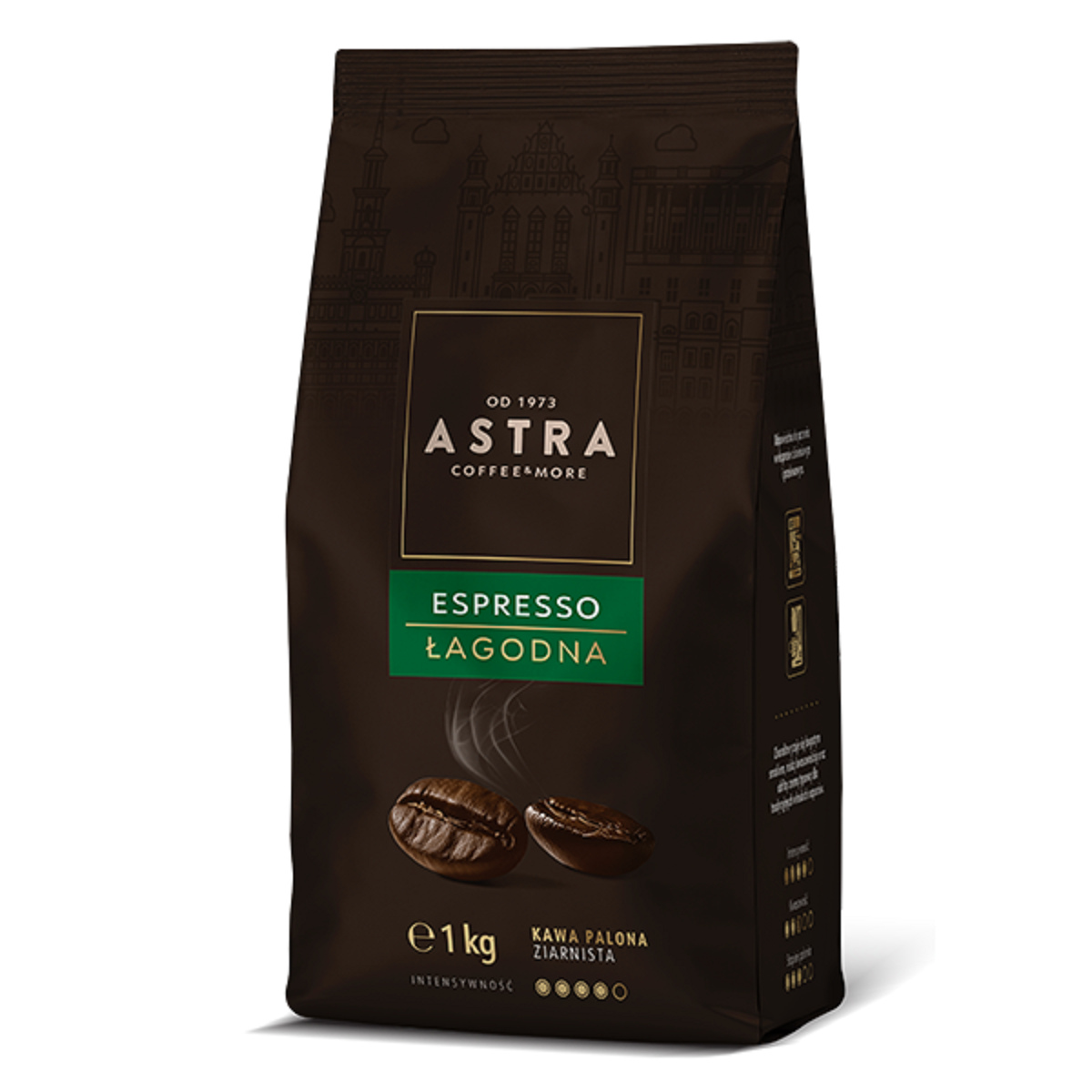 Levně Astra Mild Espresso Káva zrnková 1000 g 1 kg