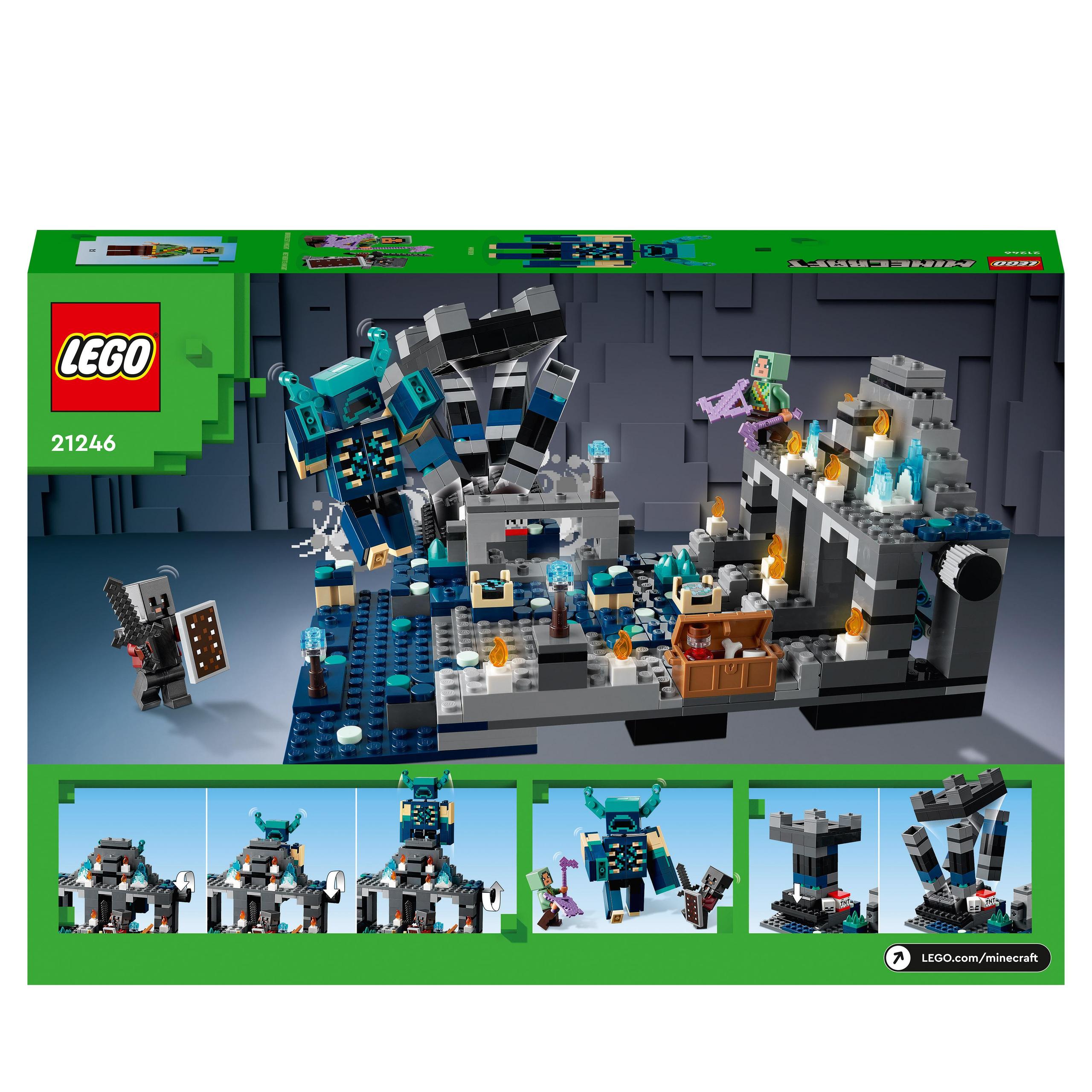 LEGO Minecraft 21246 BITWA W MROCZNEJ GŁĘBI Marka LEGO