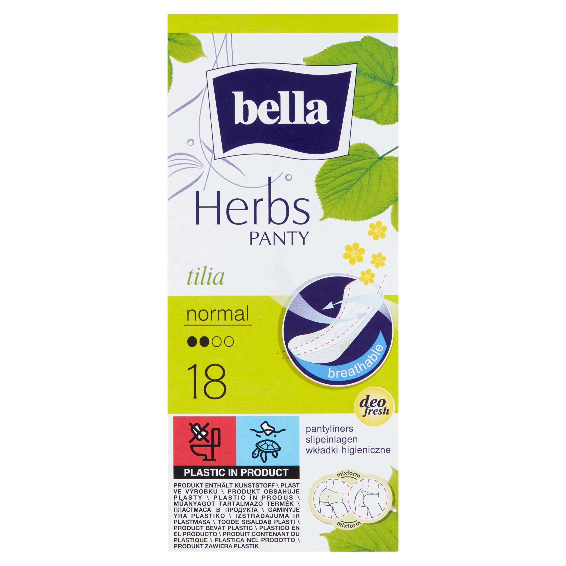 

Bella Wkładki Higieniczne Panty Herbs Tilia 18 szt