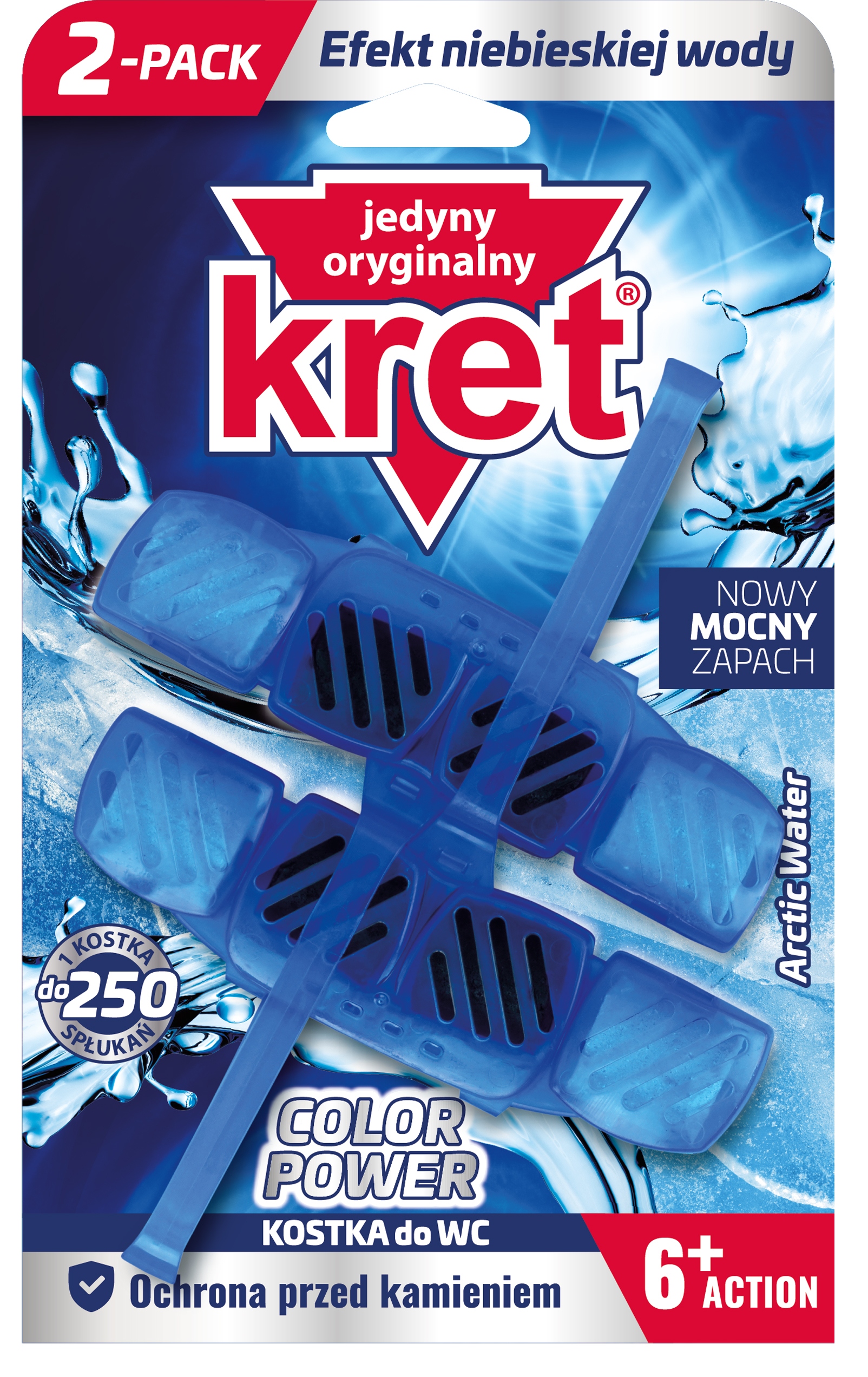 Levně 5 x Kret Barvící přívěsek na Wc Arctic Waters 40G X2
