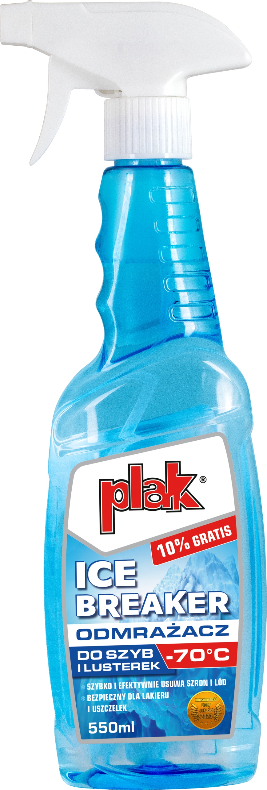Plak Premium Ice Breaker Odmrażacz do szyb i lusterek 550ml