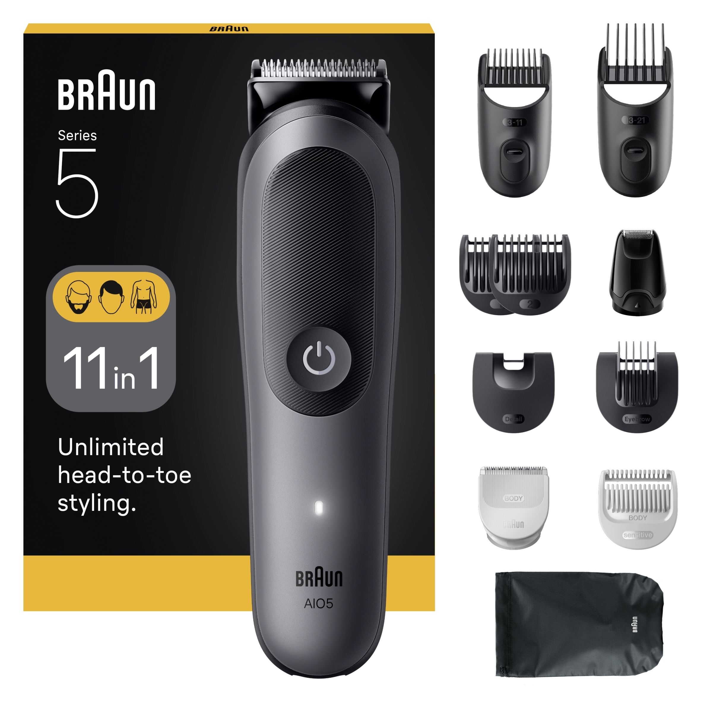 Zastrihávač Braun Multigroom Séria 5 AIO5560