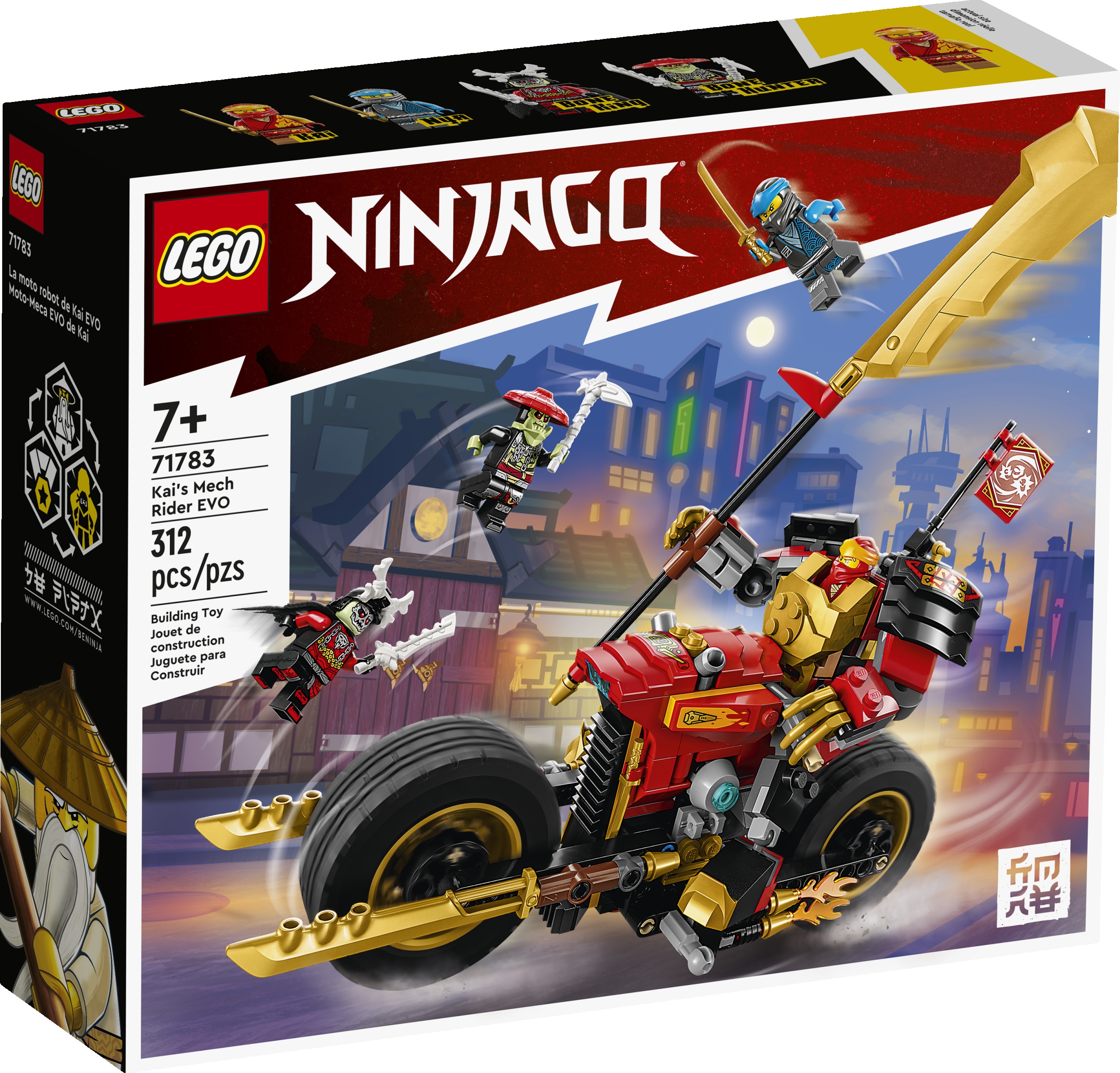 Lego Ninjago Jezdec-Mech Kaia Evo 71783