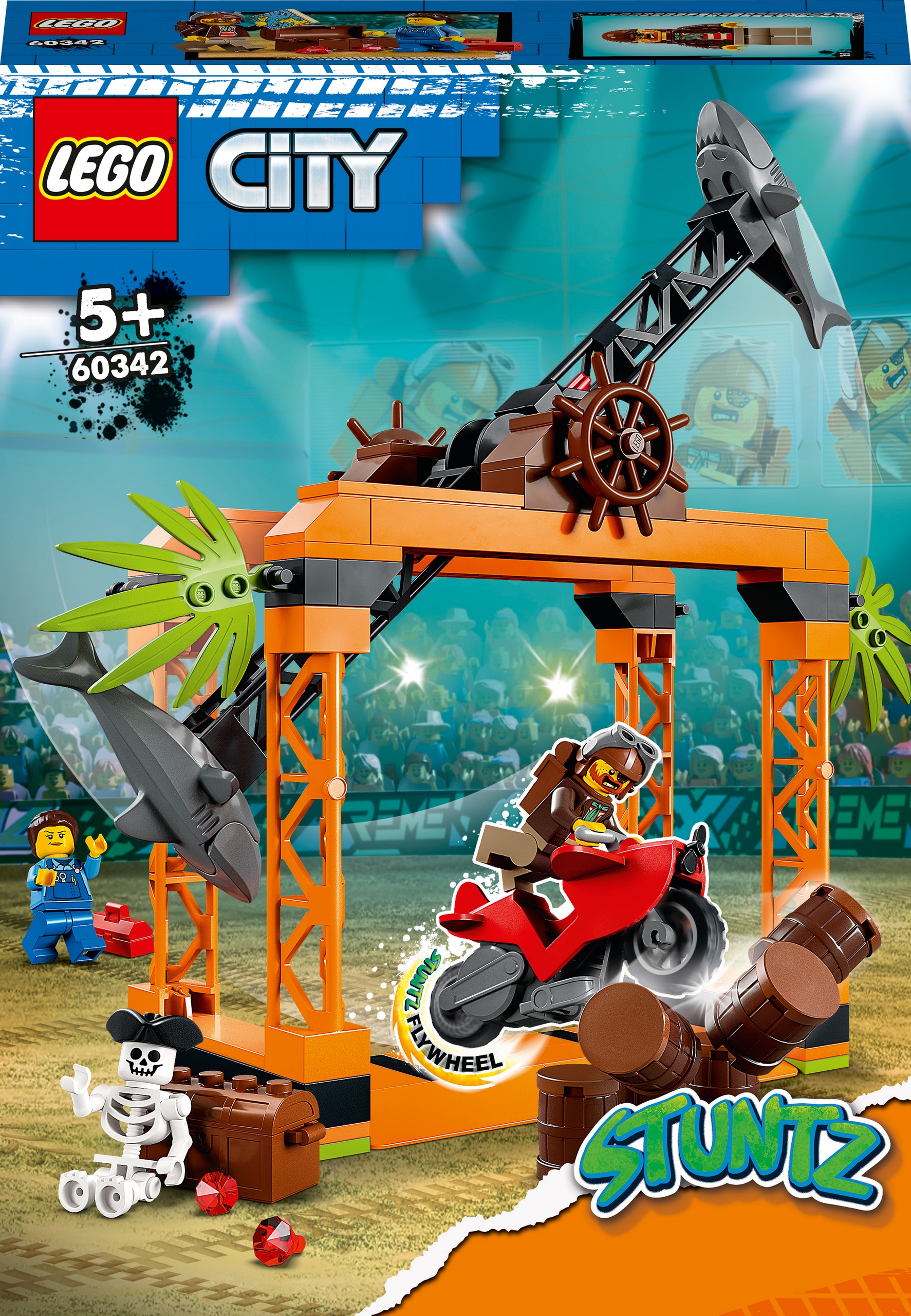 Lego City 60342 Kaskadérská výzva: útok žraloka