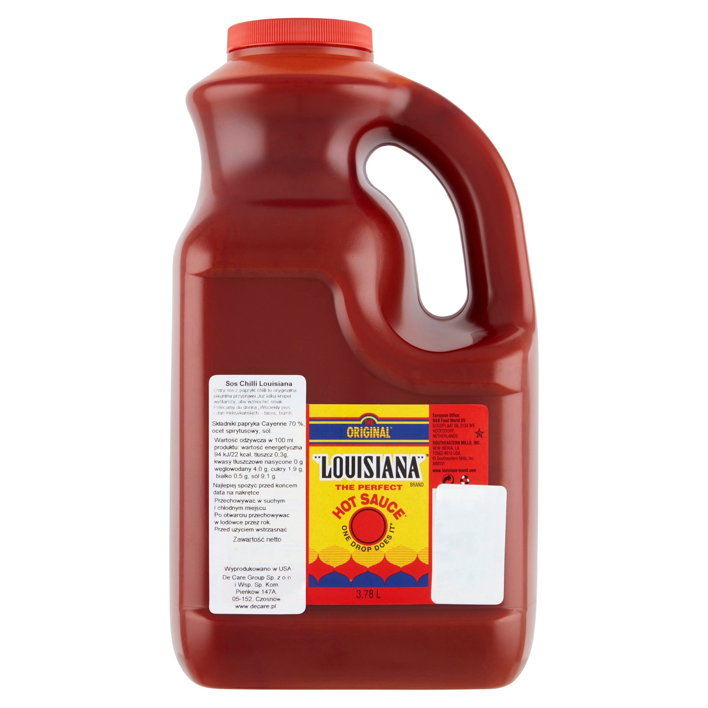 Levně Southeastern Omáčka Louisiana Hot Sauce 3,78 l